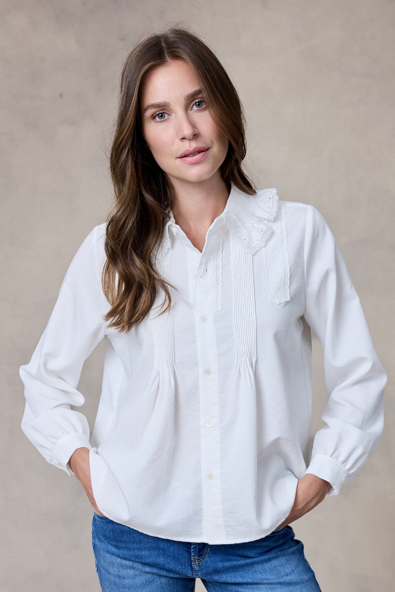 Joan Bluse Off-white