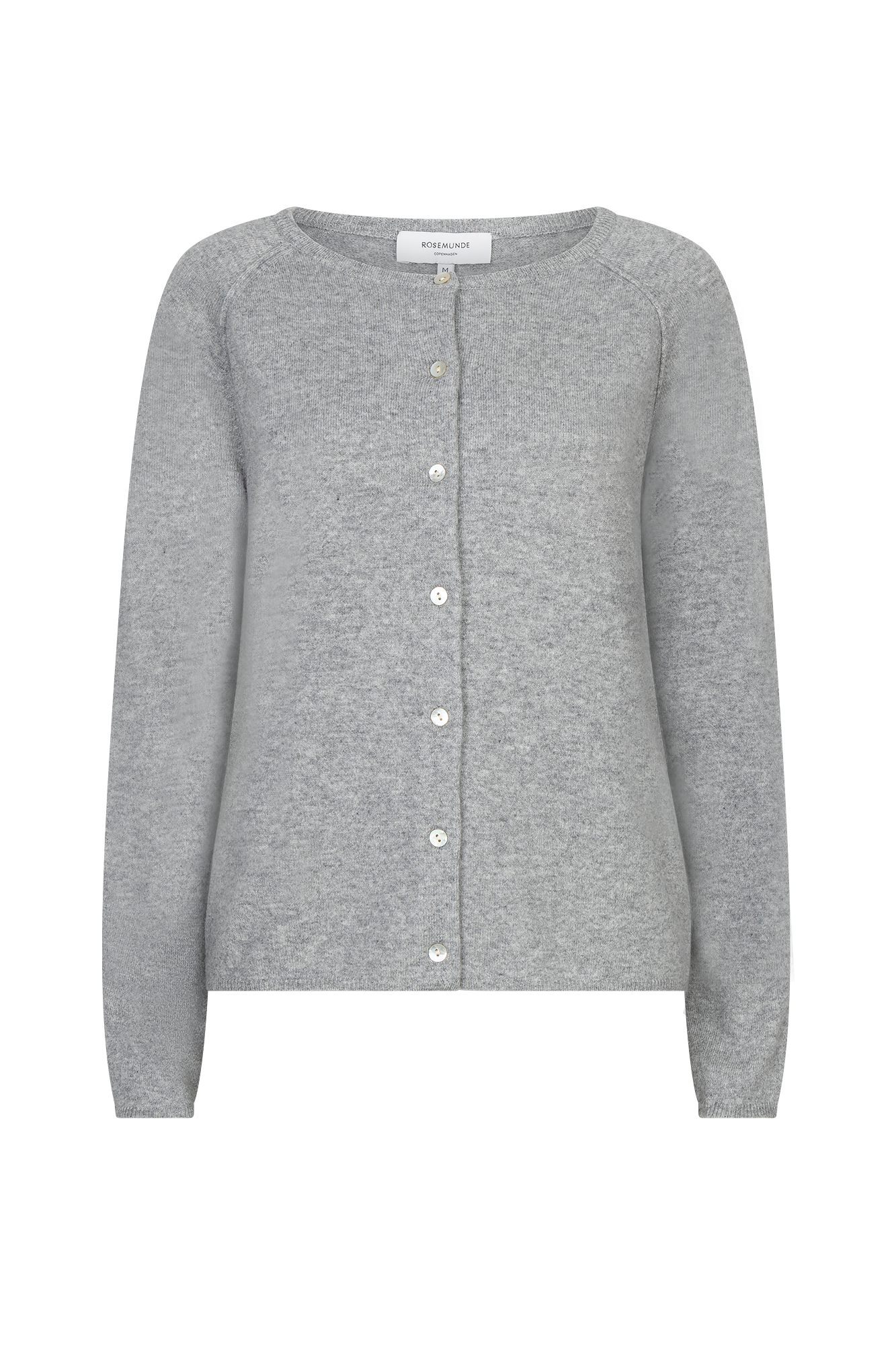 Laica O-Ausschnitt Raglan-Weste Hellgrau