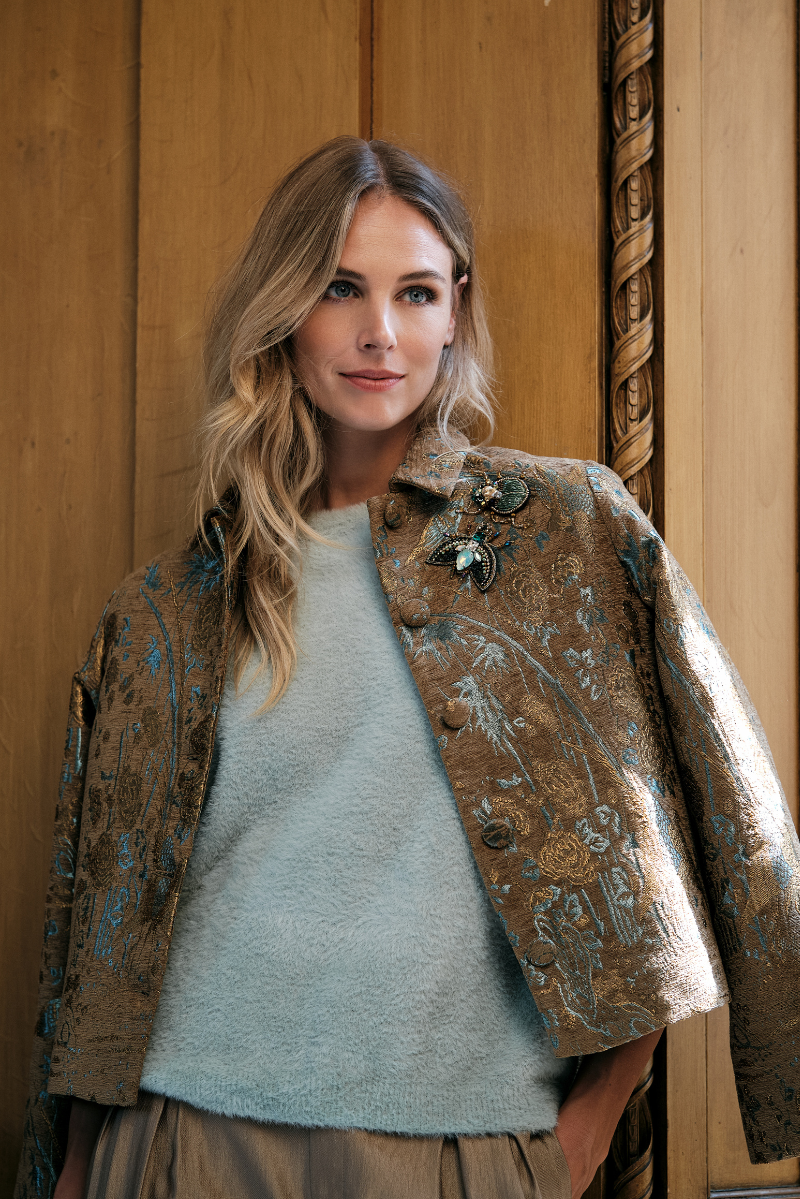 Renza Jasje - Jacke - Camel Print