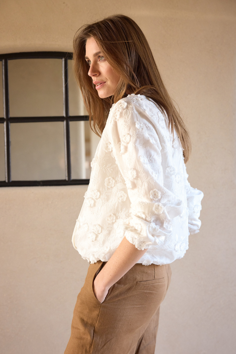 Nelin Bluse Off-white