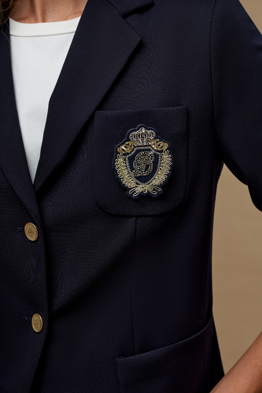 Riona Broche Produktart Marine-navy