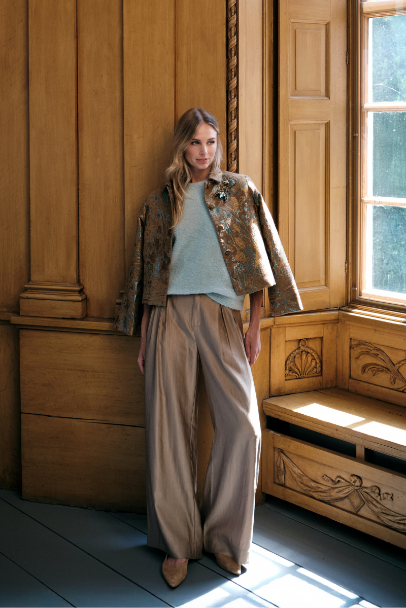 Renza Jasje - Jacke - Camel Print