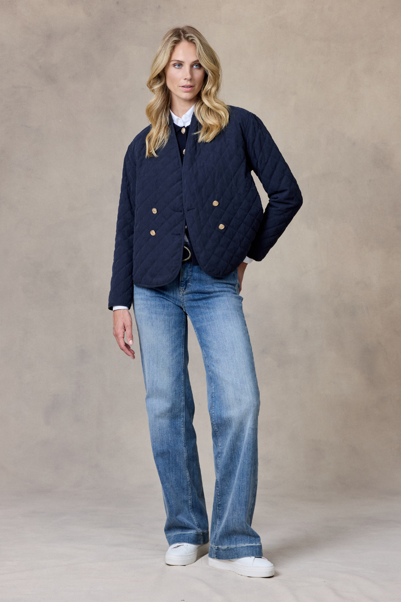 Dream Weite Jeans Blau Wash