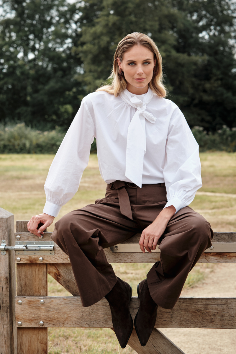 Liva Blouse Weiß