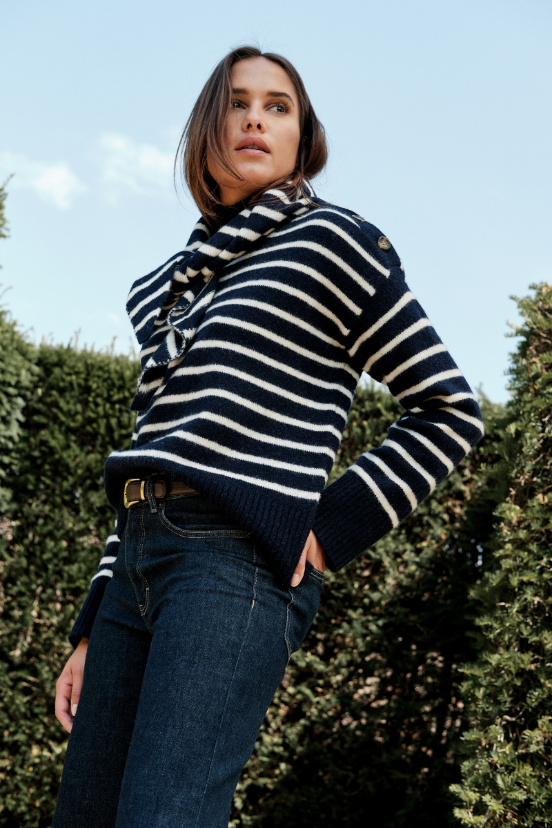 Beer Pullover Marine-navy Print