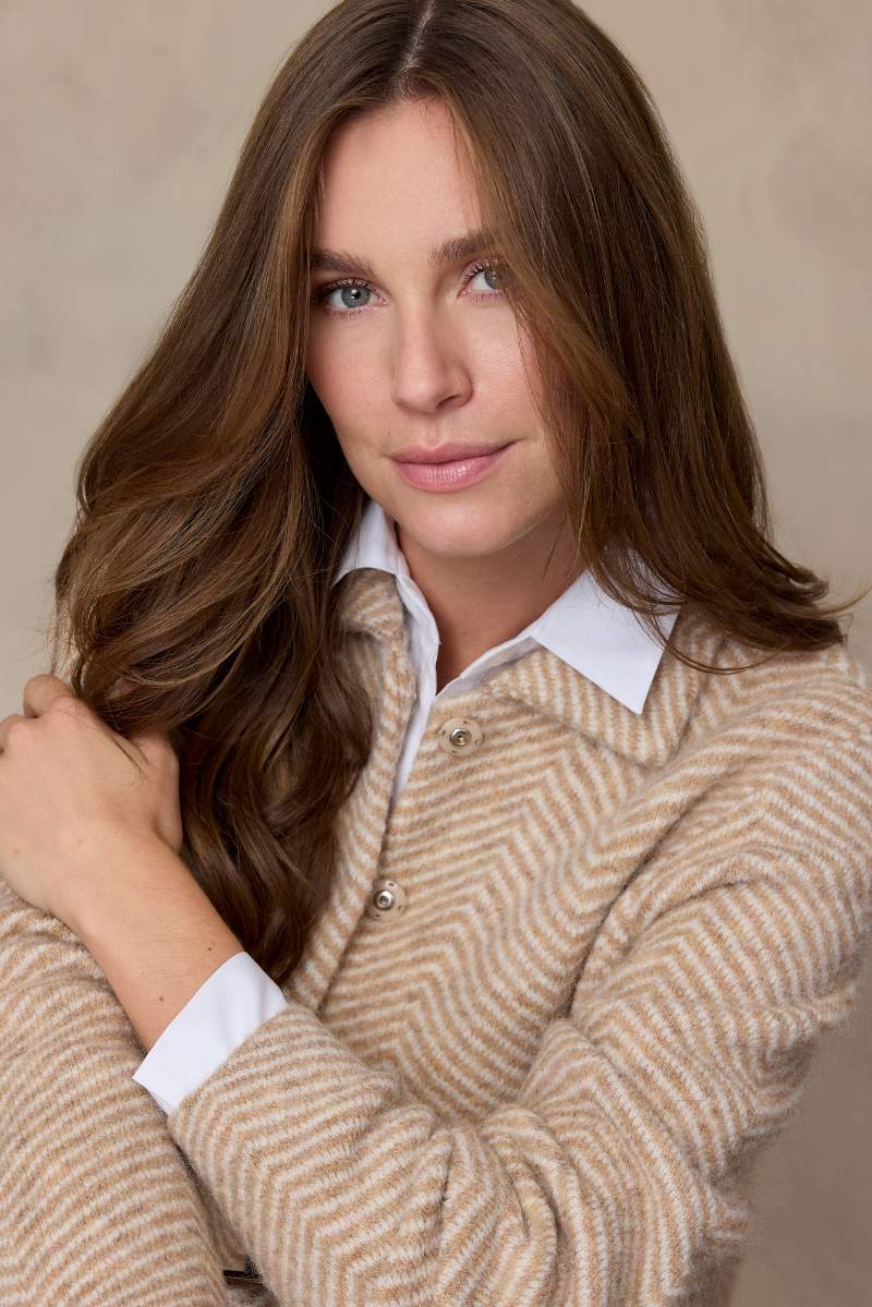 Kaatje Strickjacke Sandmuster