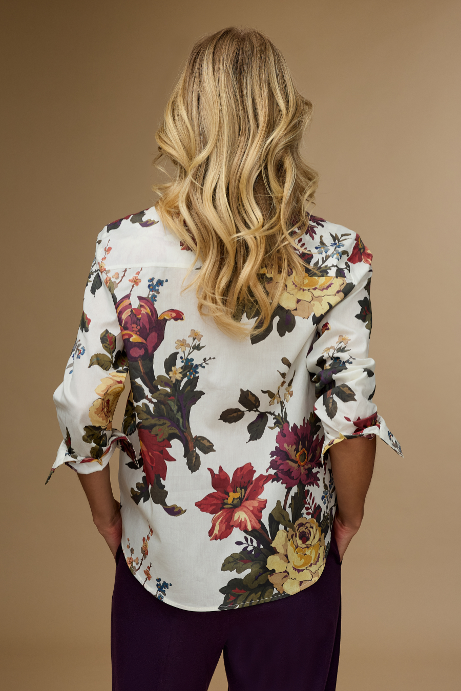 Mayla Blouse Bluse Off-white Print