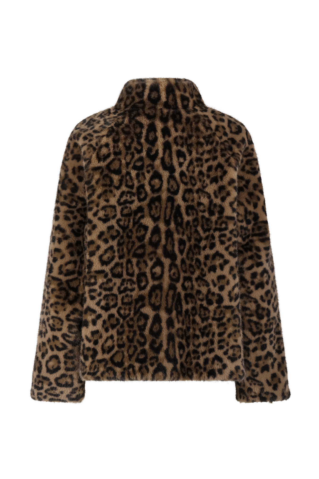 Leopard Jacke Braun-Print