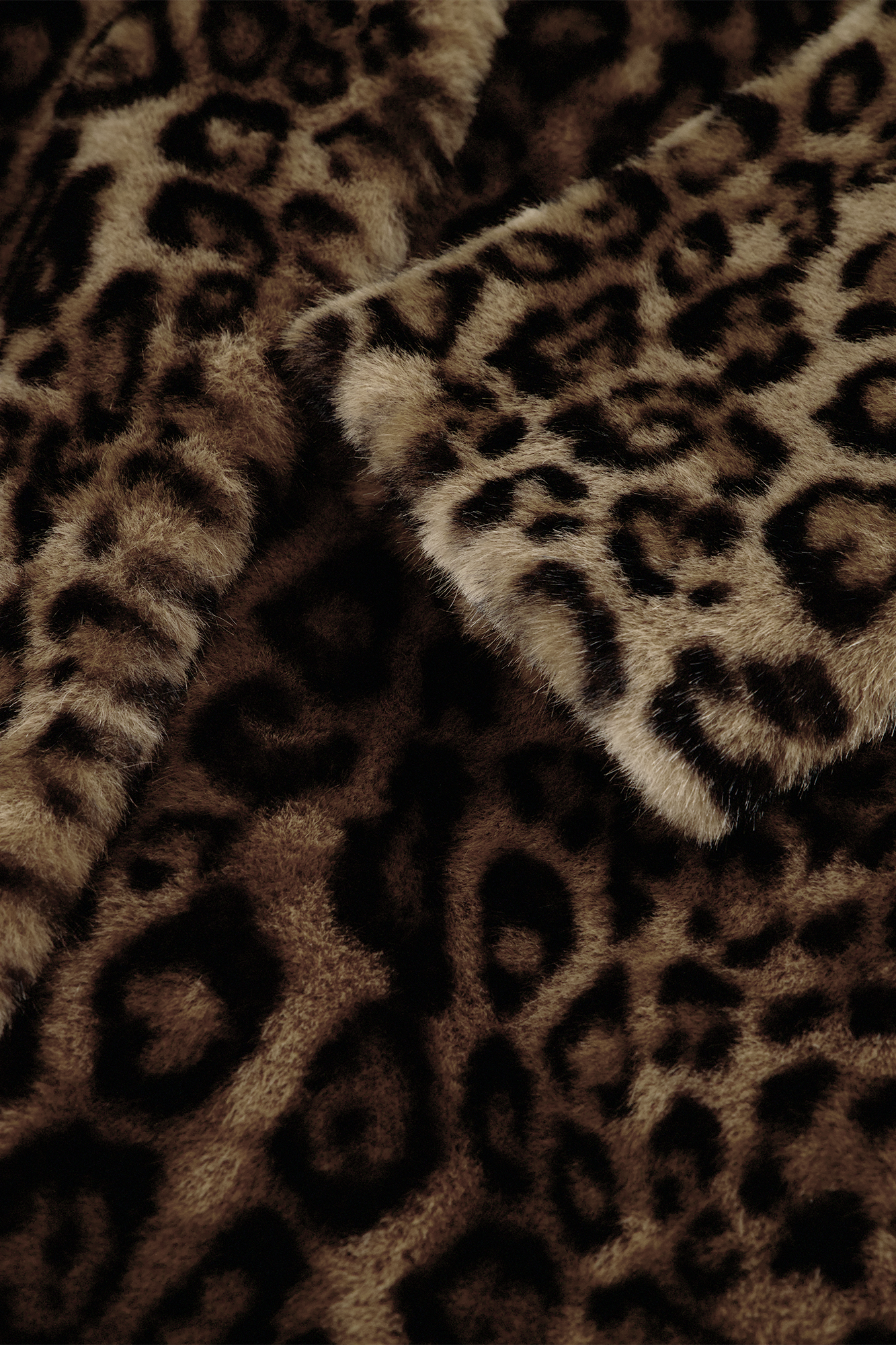 Leopard Jacke Braun-Print