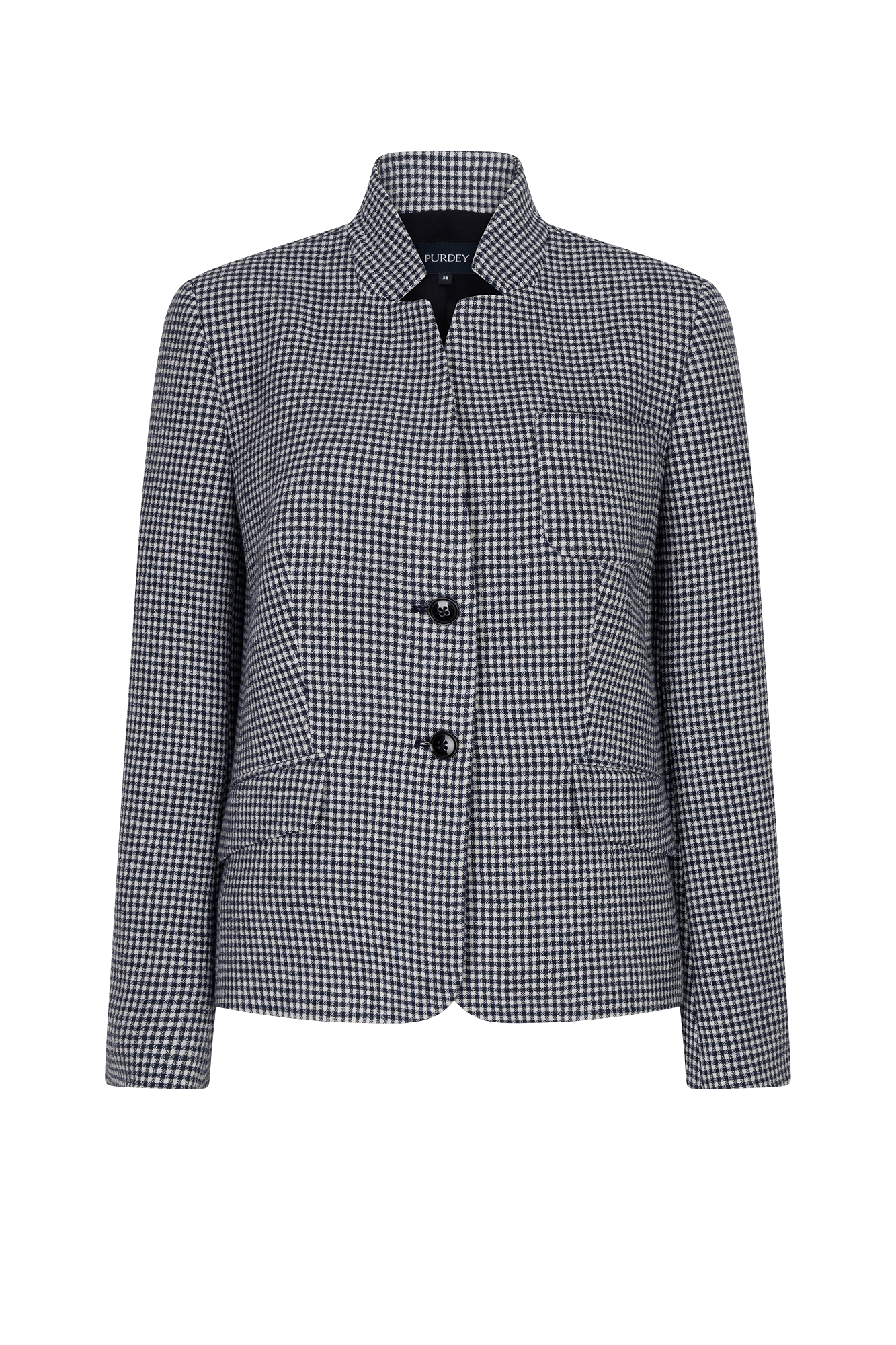 Kayla Blazer Marine-Navy-Print