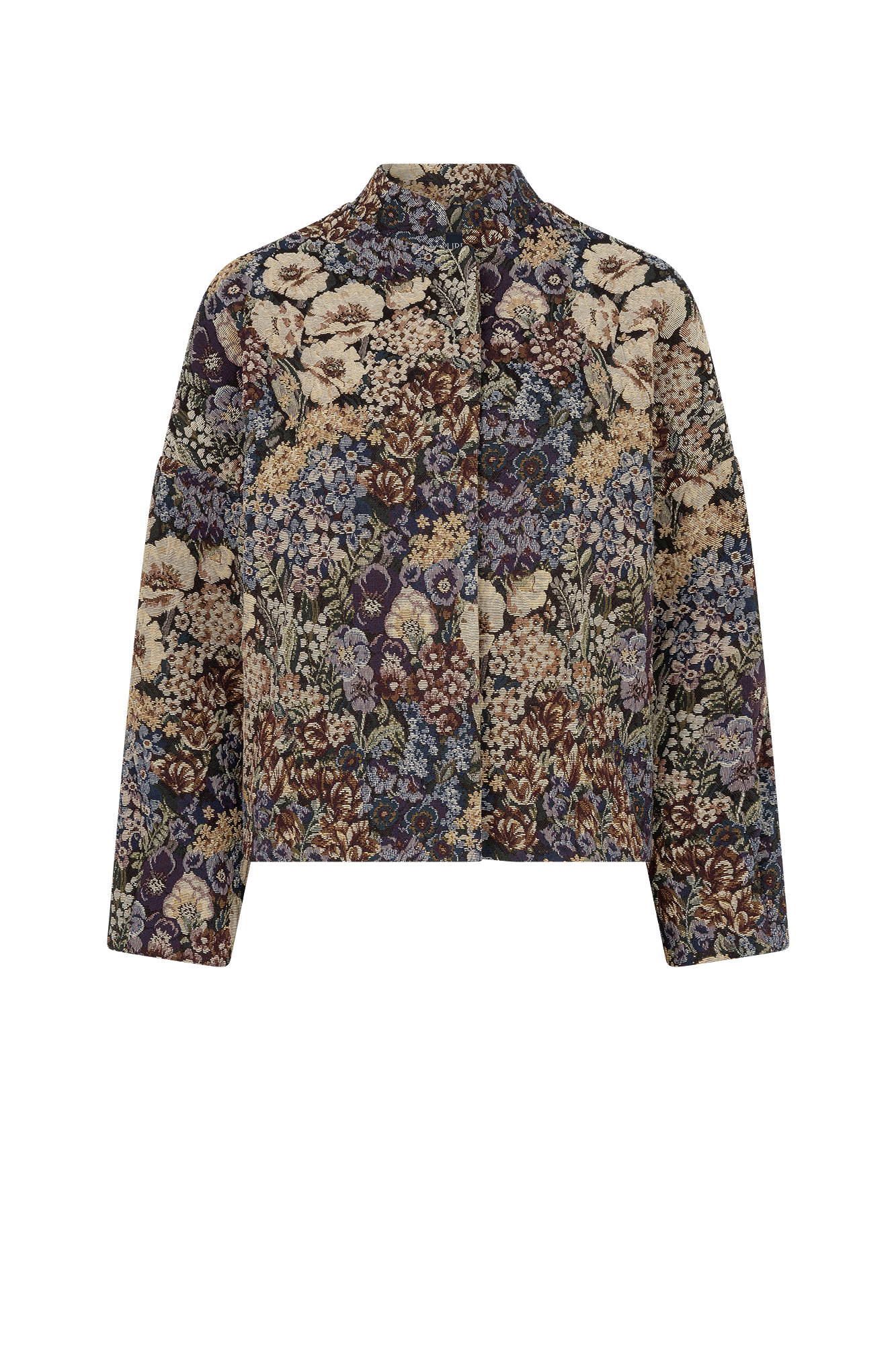 Theresa Jacke Blumen Blau