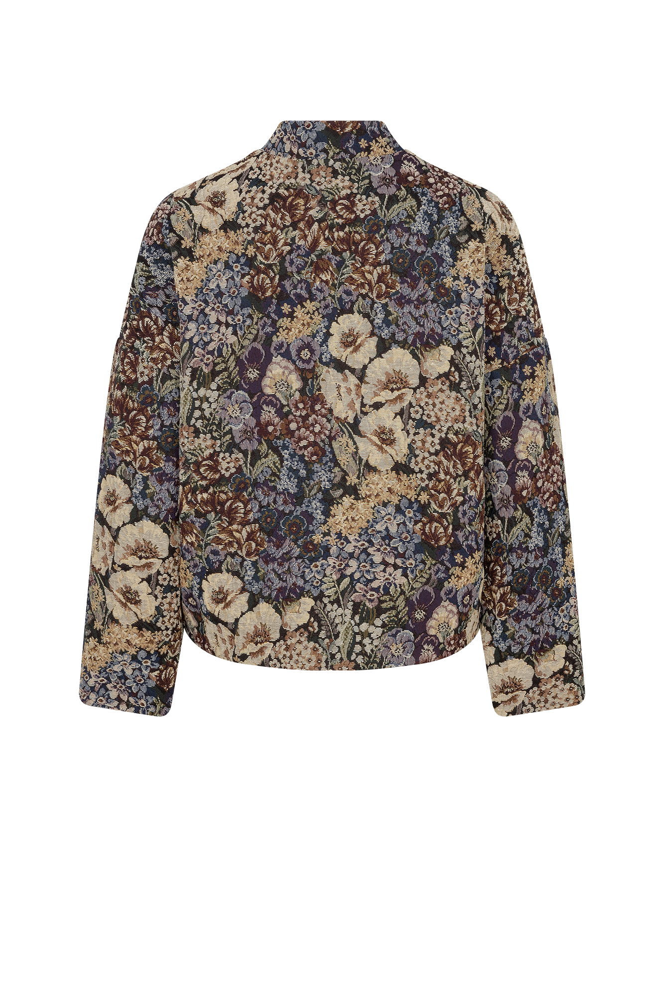 Theresa Jacke Blumen Blau