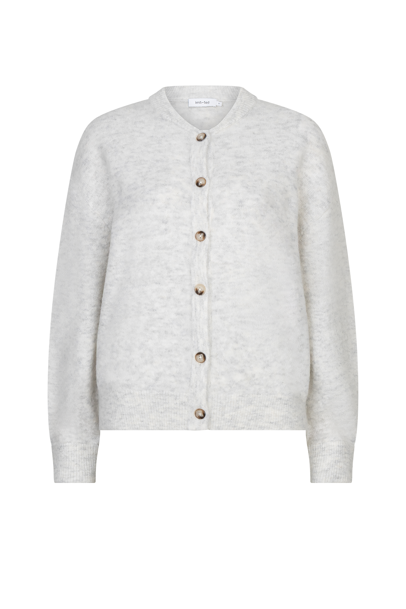 Britney Strickjacke Hellgrau