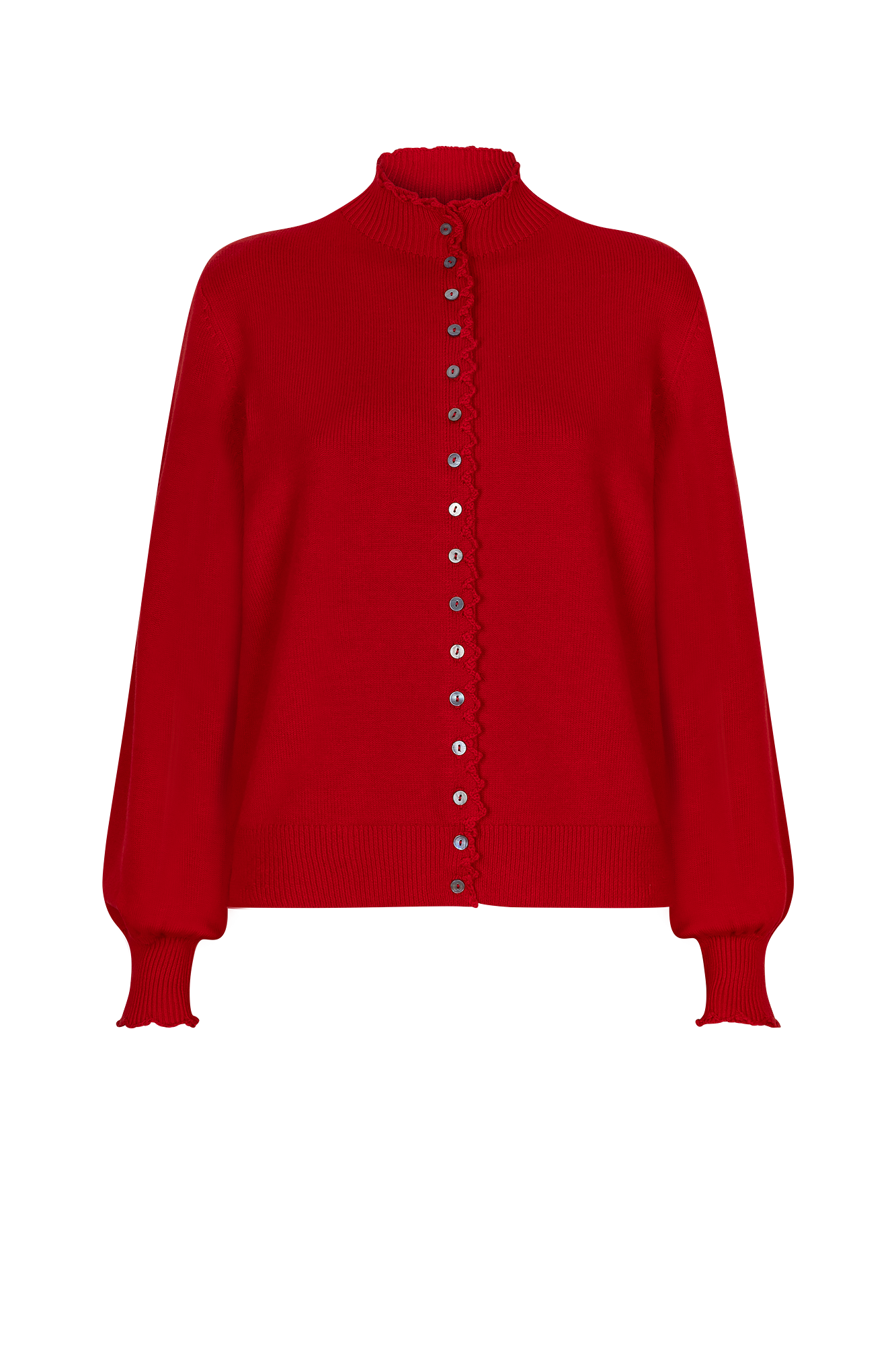 Lauren Strickjacke Rot