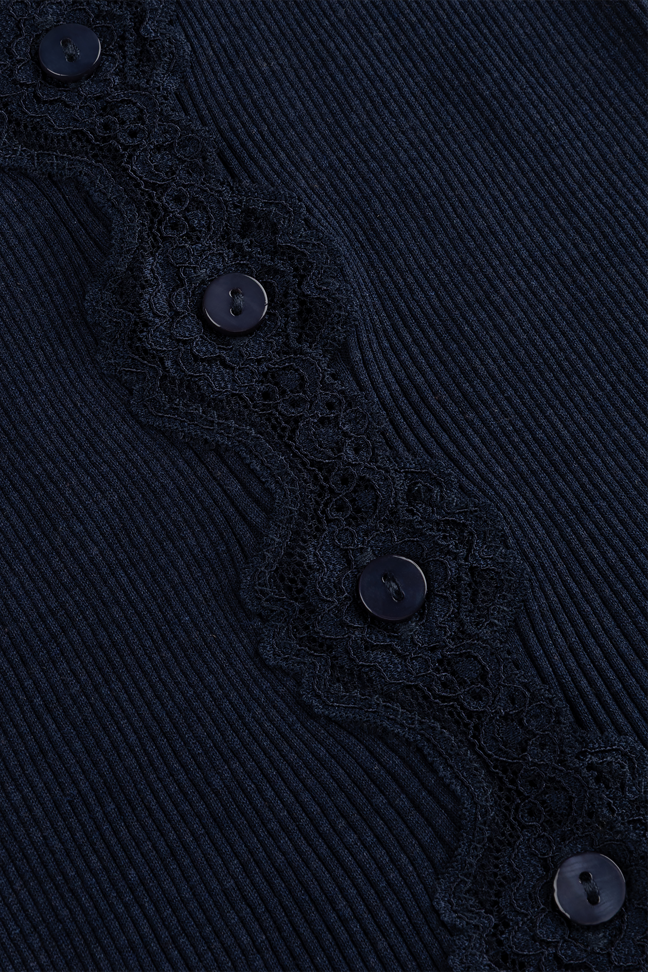 Babette V-Ausschnitt-Weste Marineblau