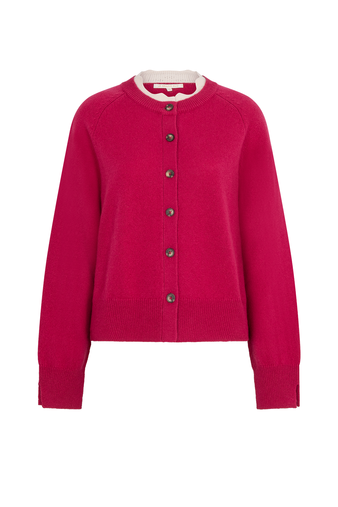Nara Strickjacke Dunkelrosa