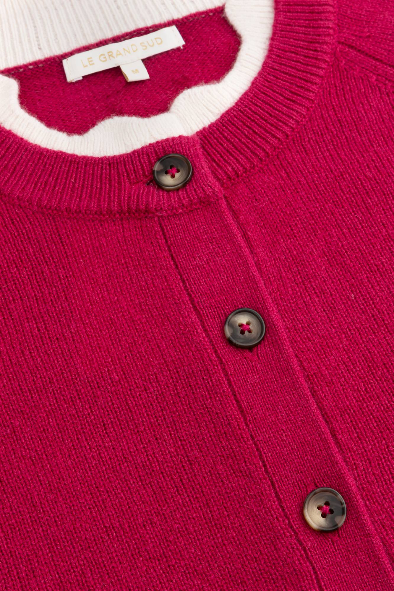 Nara Strickjacke Dunkelrosa