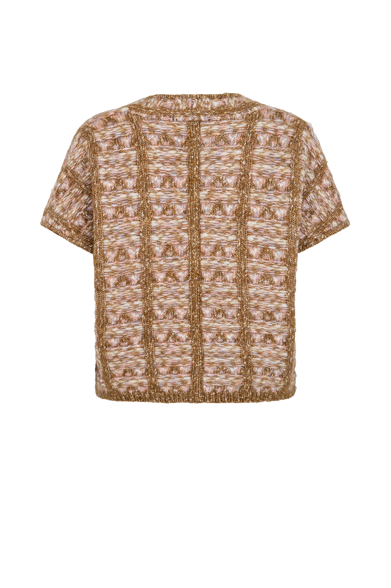 Mika Vest Roze Print