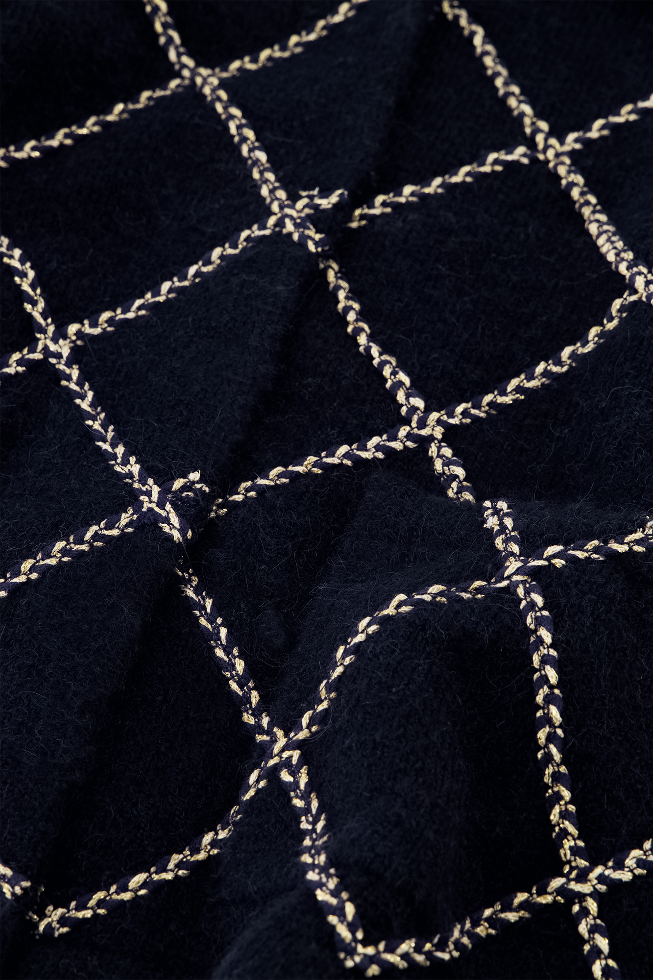 Kacy Strickjacke Marine-Navy-Print