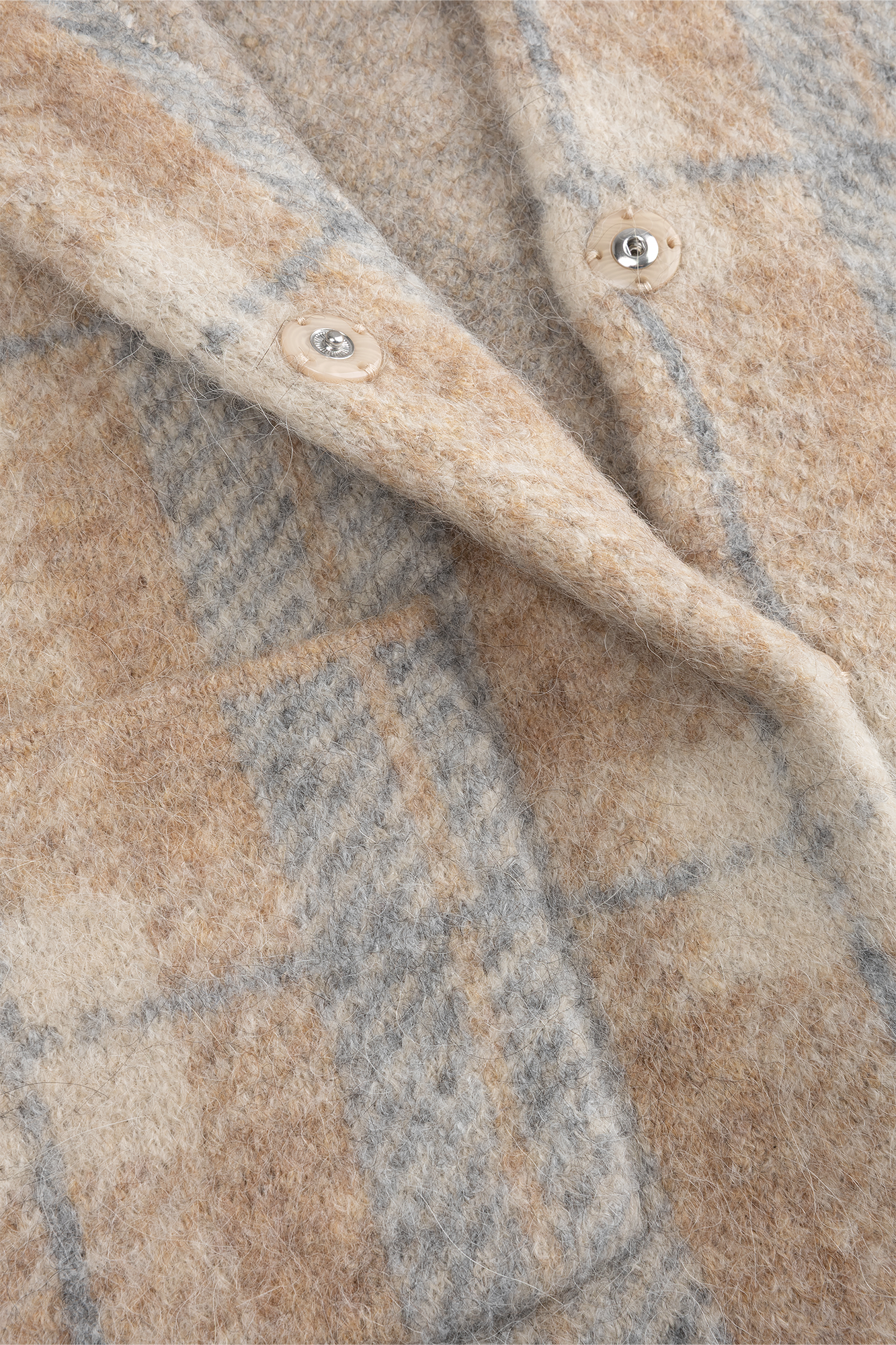 Mae – Strickjacke – Sandprint