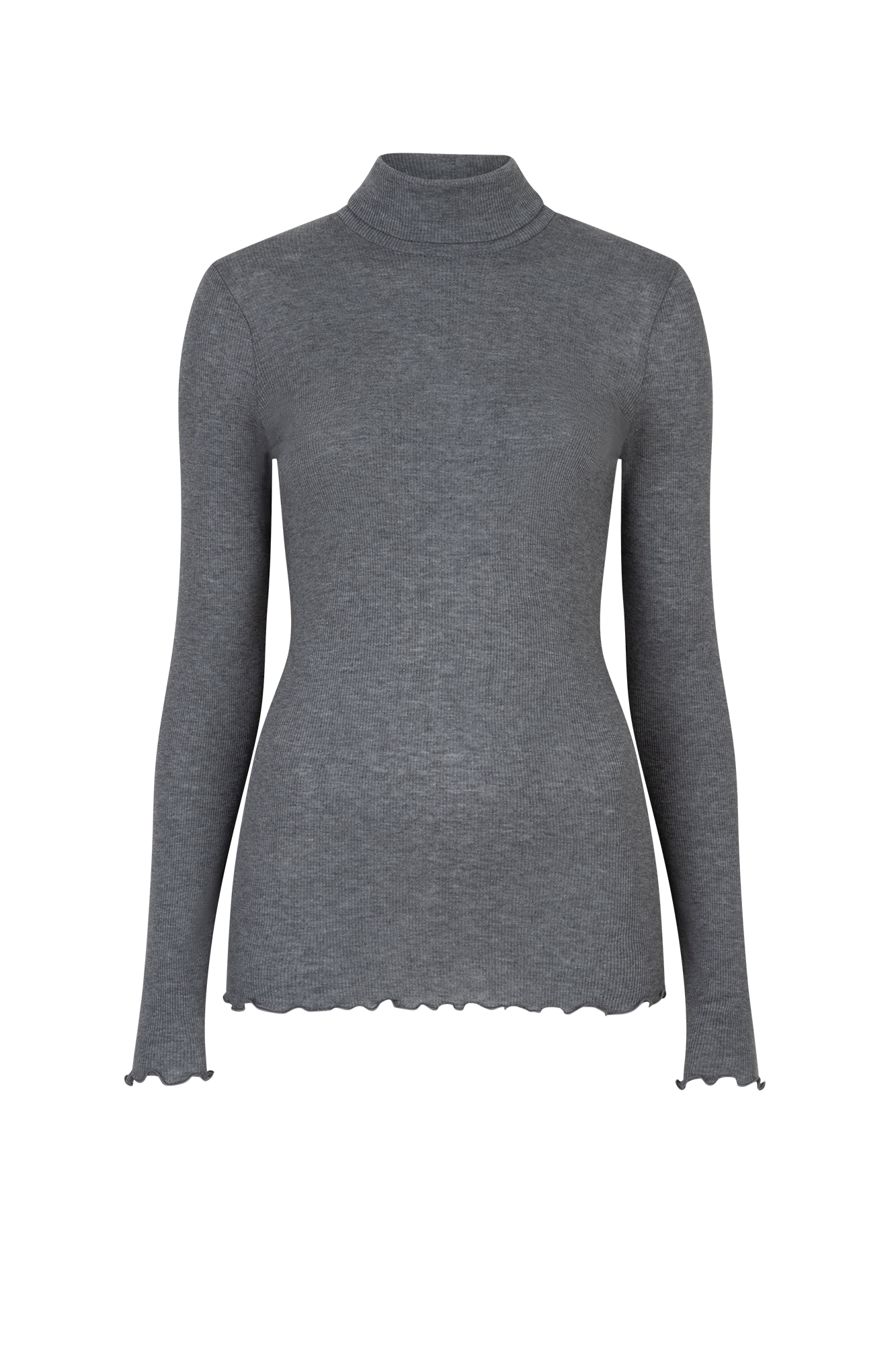 Burlington Reg T-neck Anthrazit