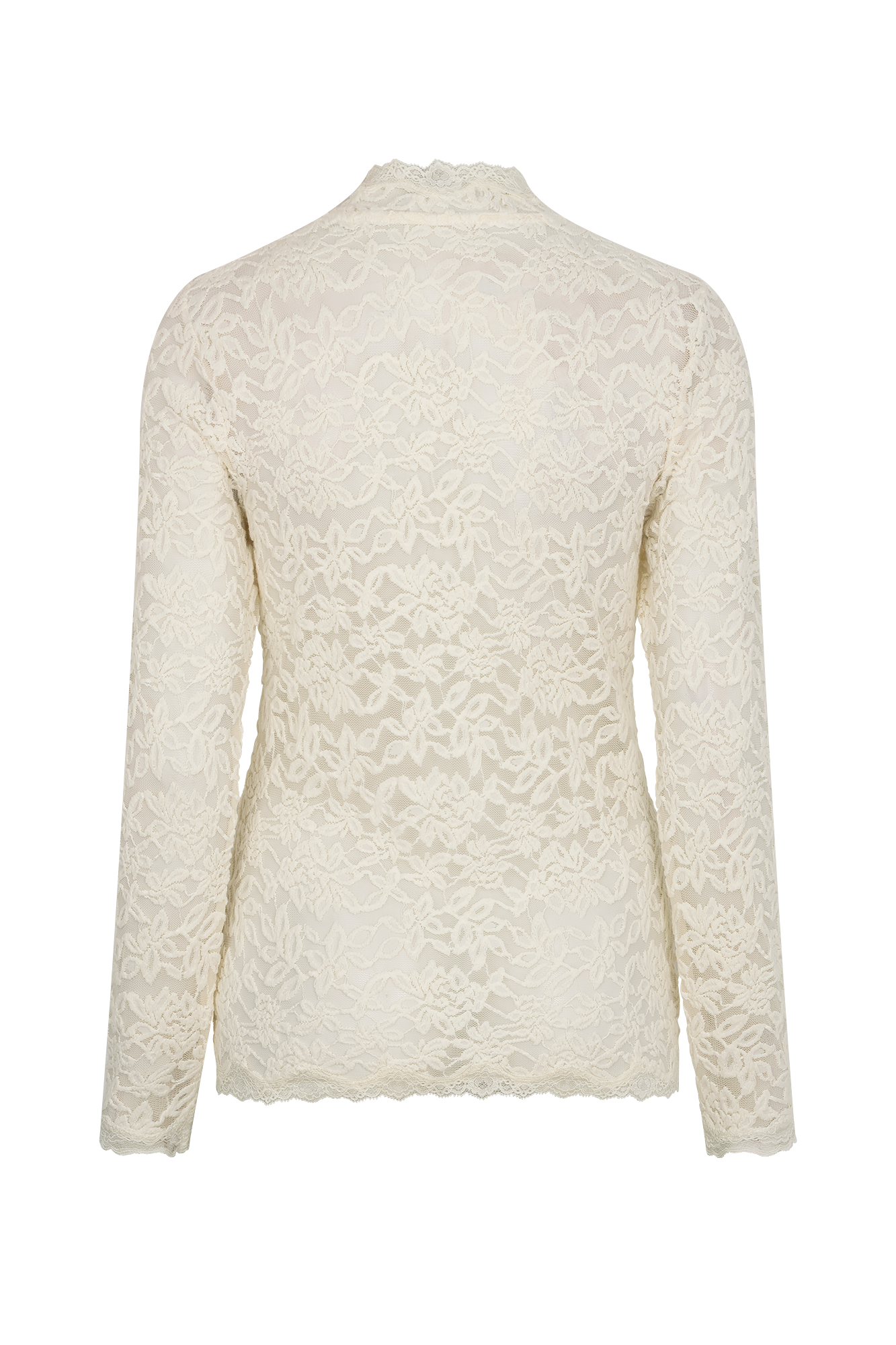 Delicia Turtle Neck Top Ivoor