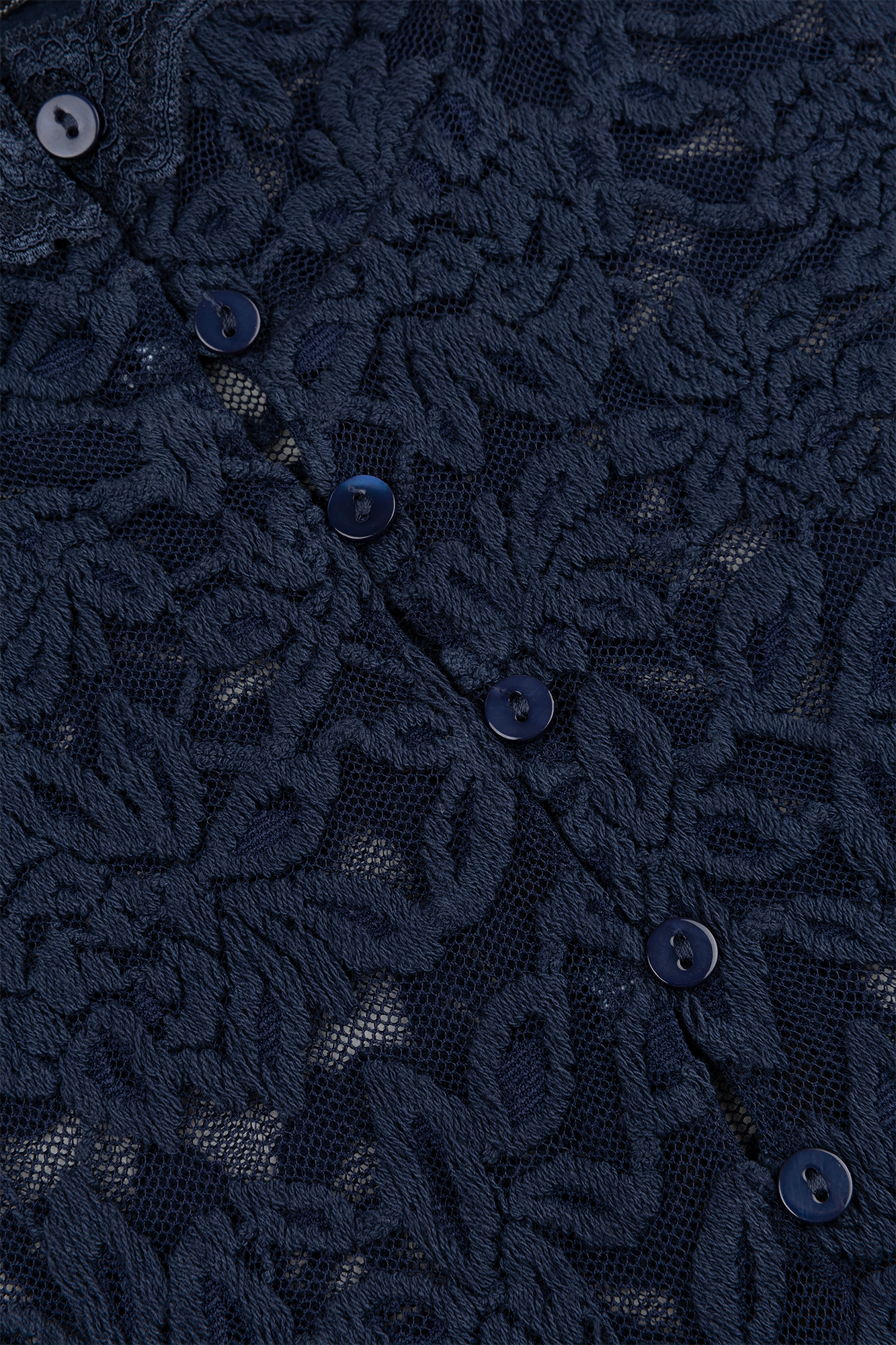 Delicia Turtle Neck Top Marine-navy