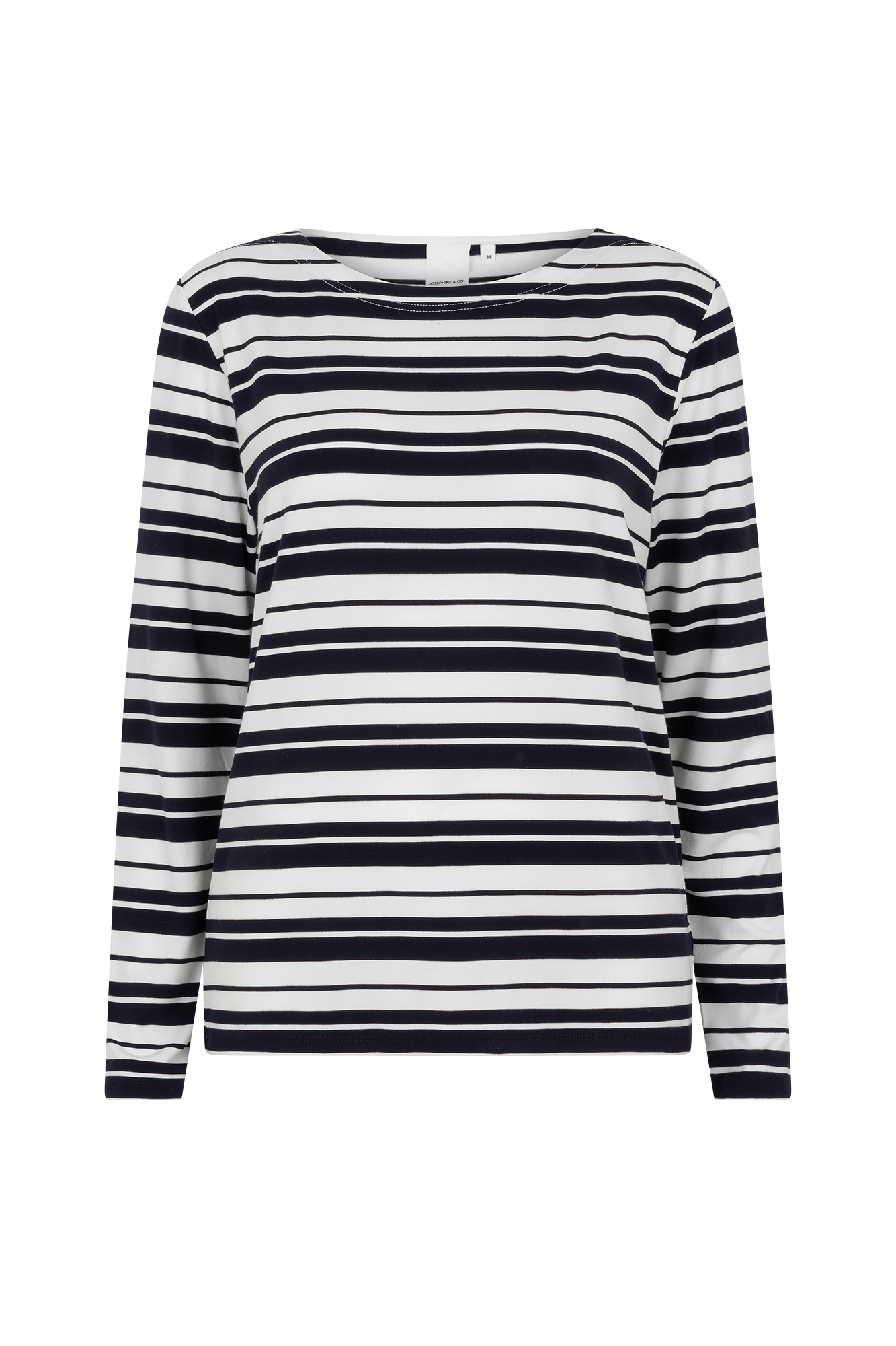 Aline T-Shirt Marine-navy Streifen
