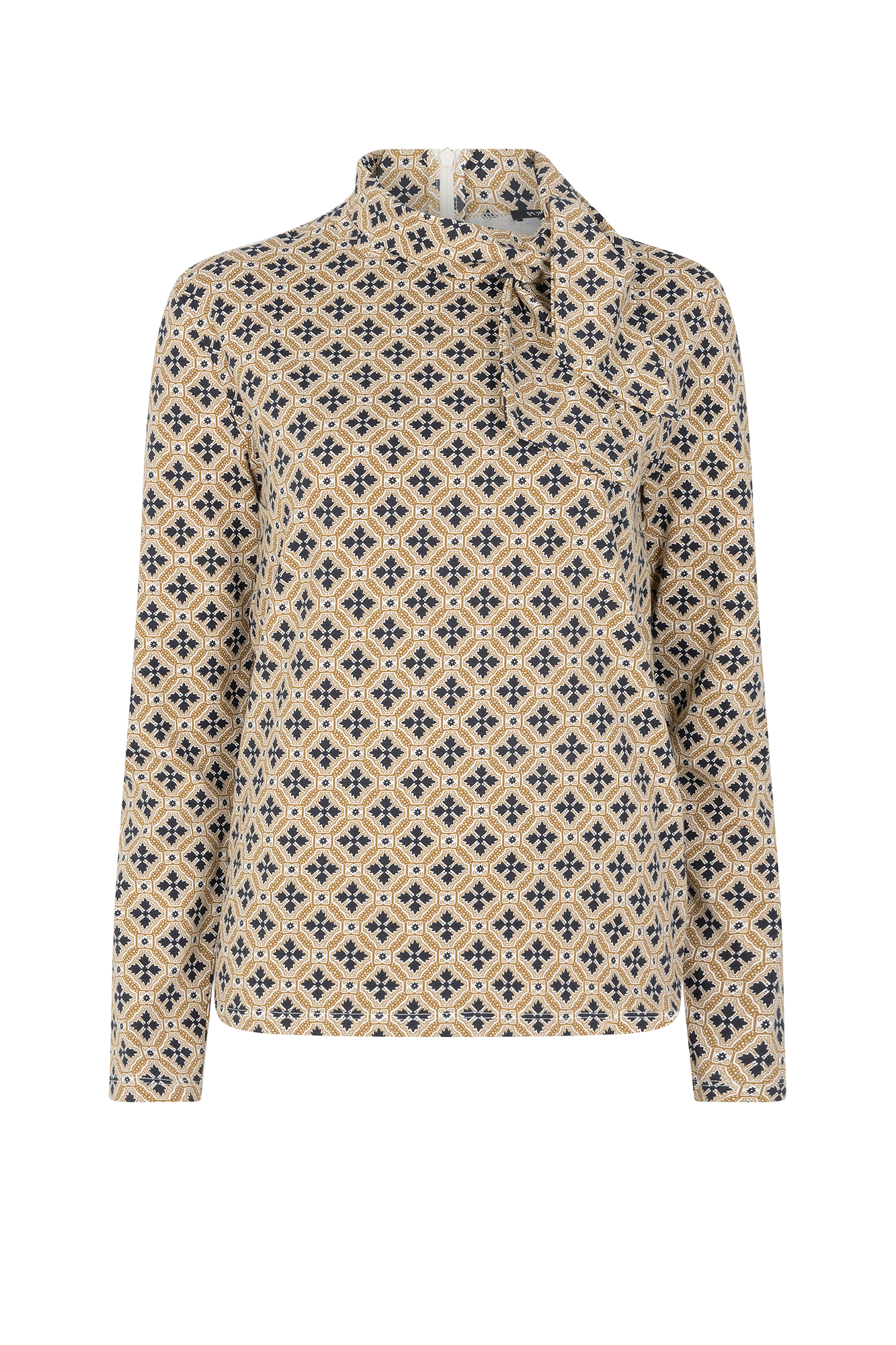 Philou Top – Oberteil – Marine-Navy Print