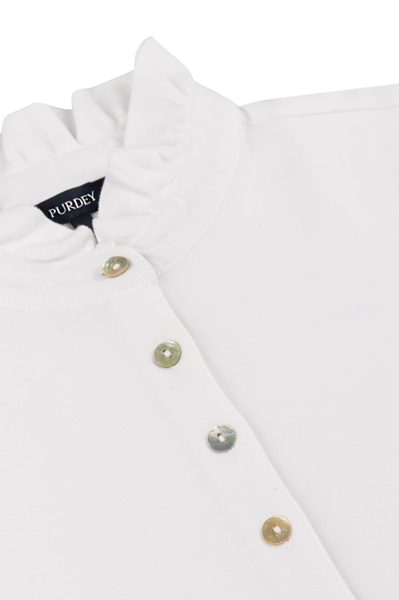Lineke Top – Polo Top – Weiß