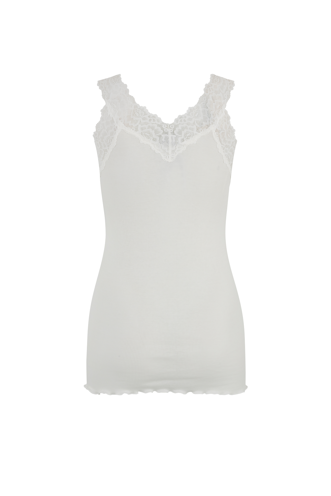 Bernadine Spitzenoberteil Weiß