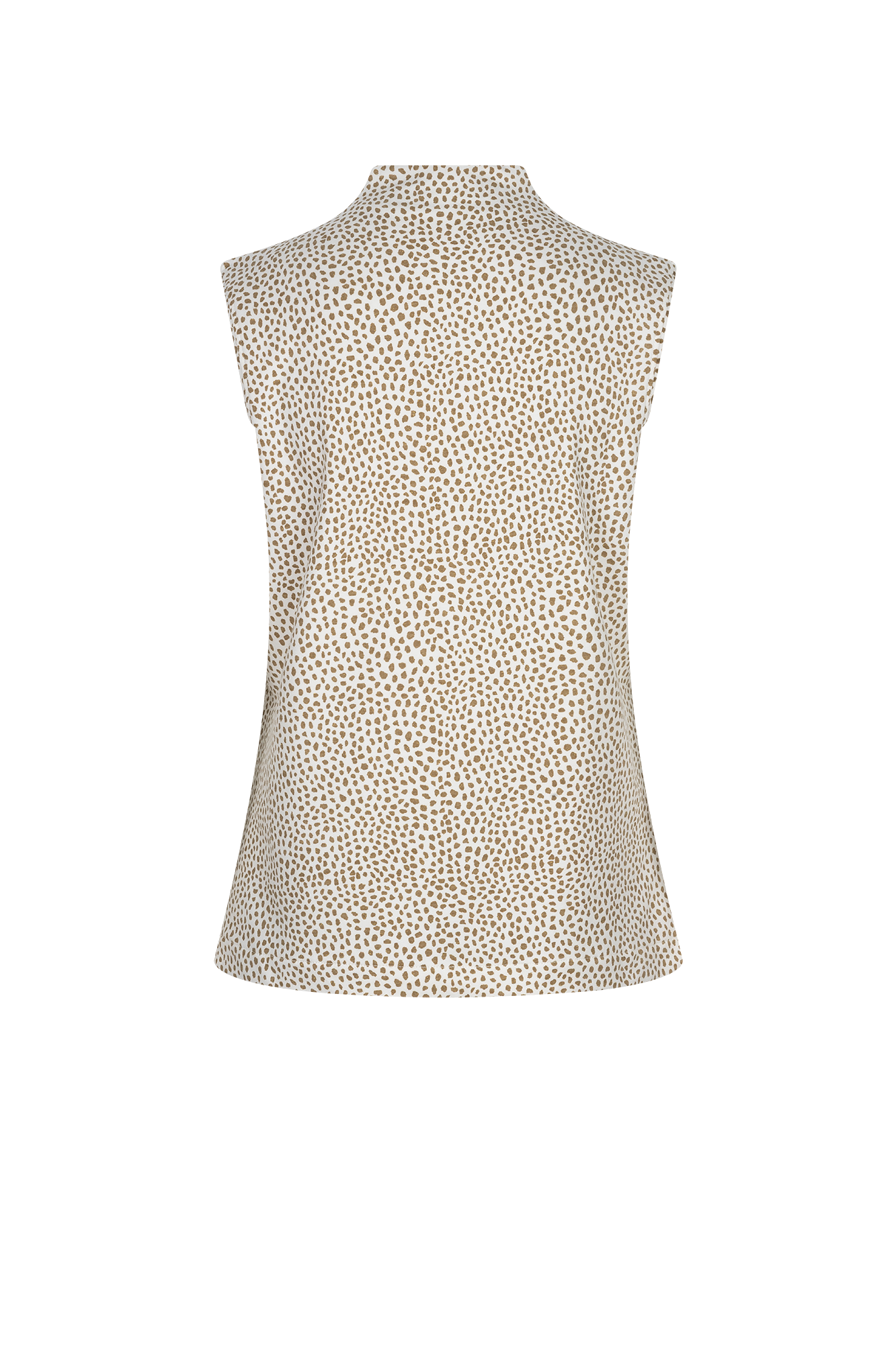 Karo Top Camel Print