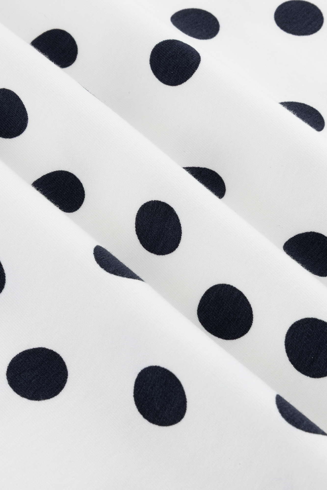Karo Top Marine-navy Print
