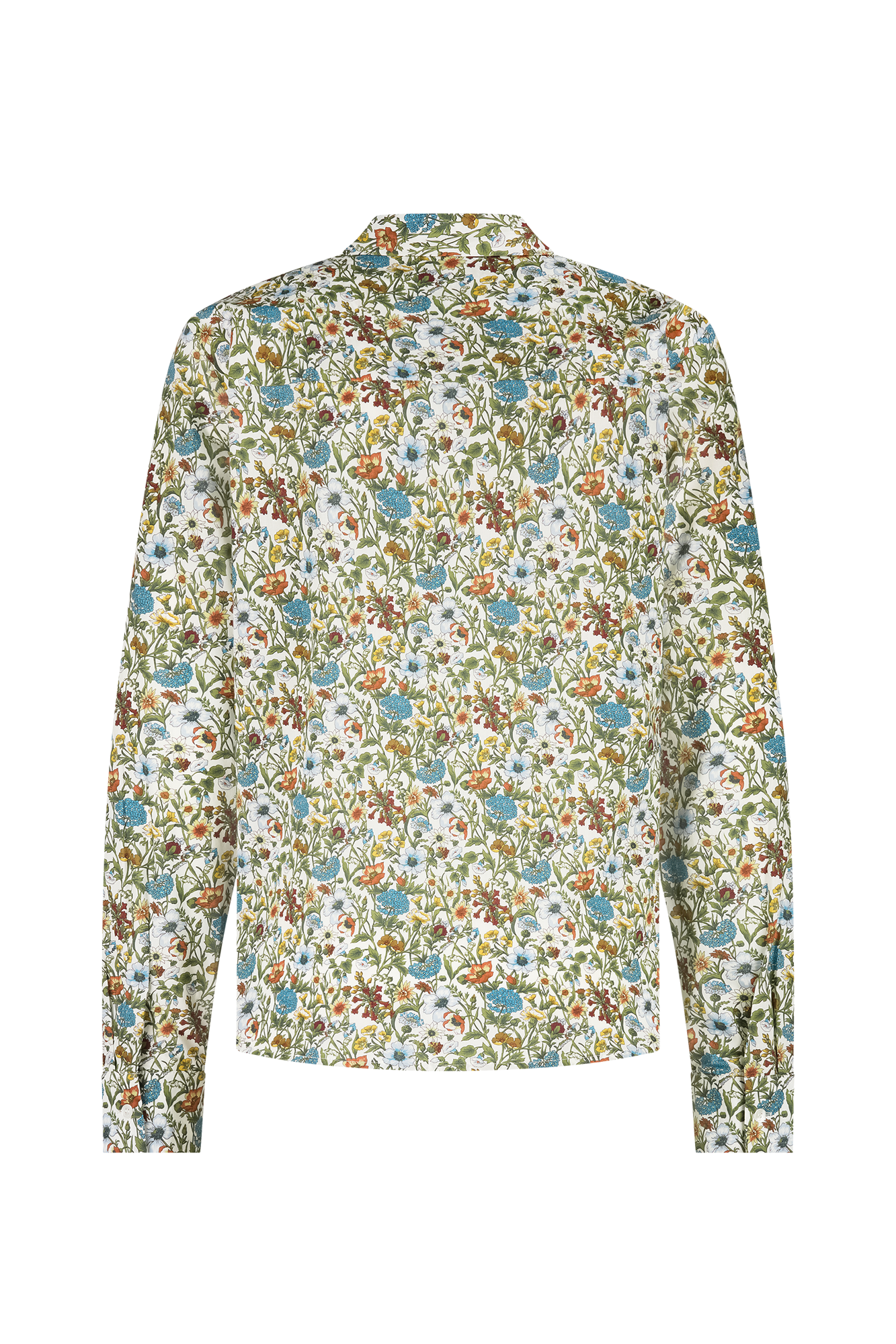 Otilla Bluse Blau-Print