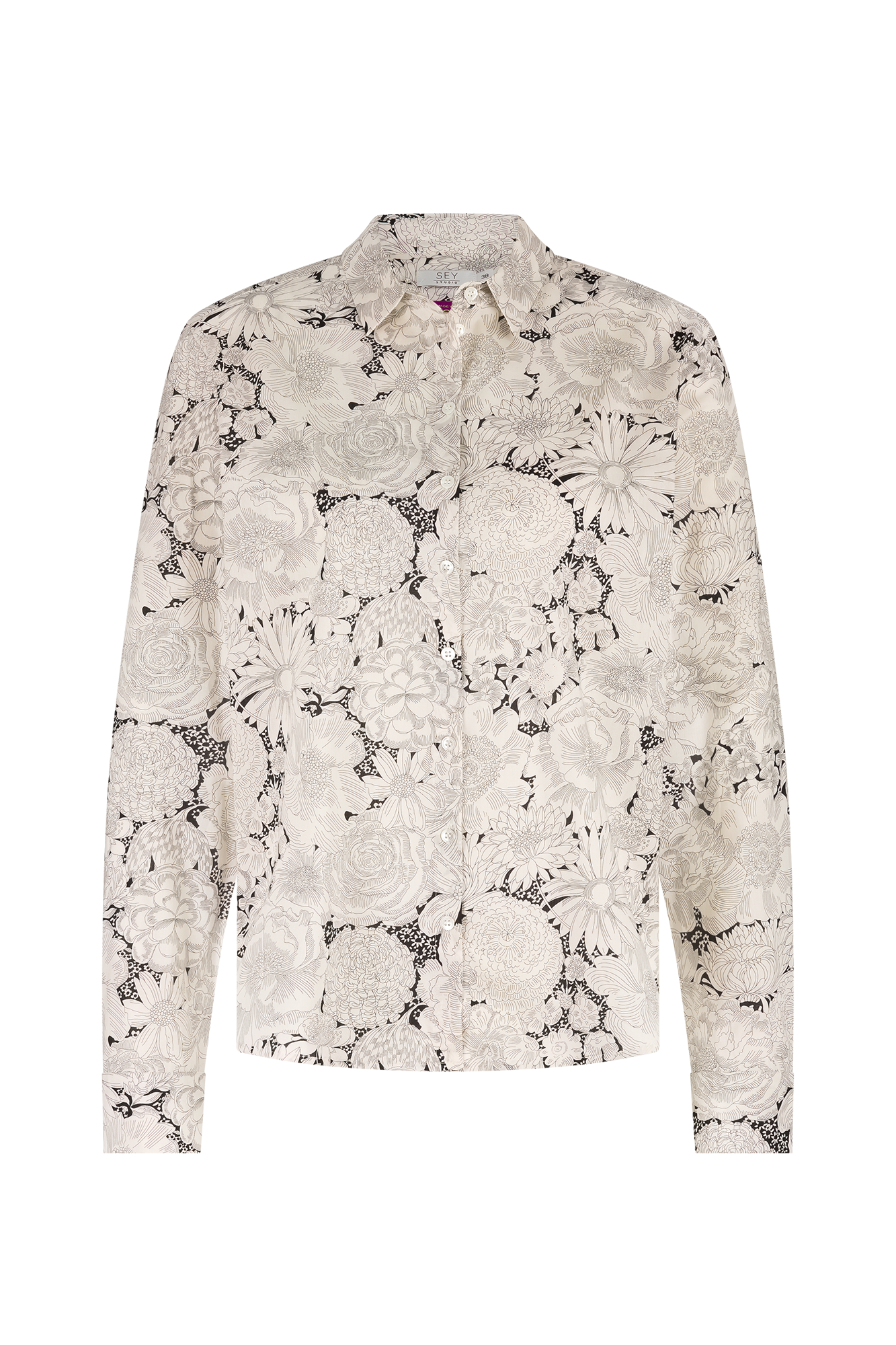Otilla Bluse Off-White-Print