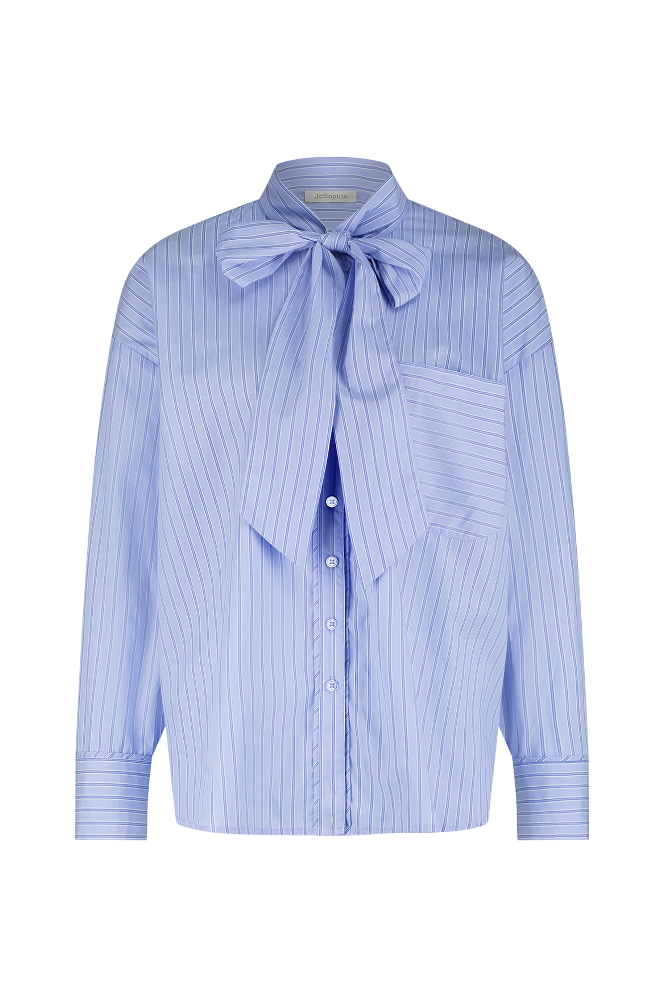 Jody Bluse Blau gestreift