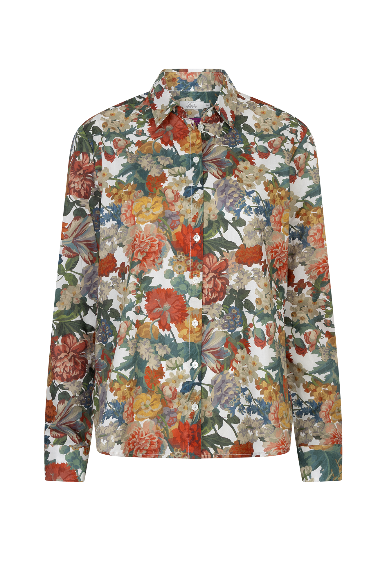Otilla Bluse Off-White Print