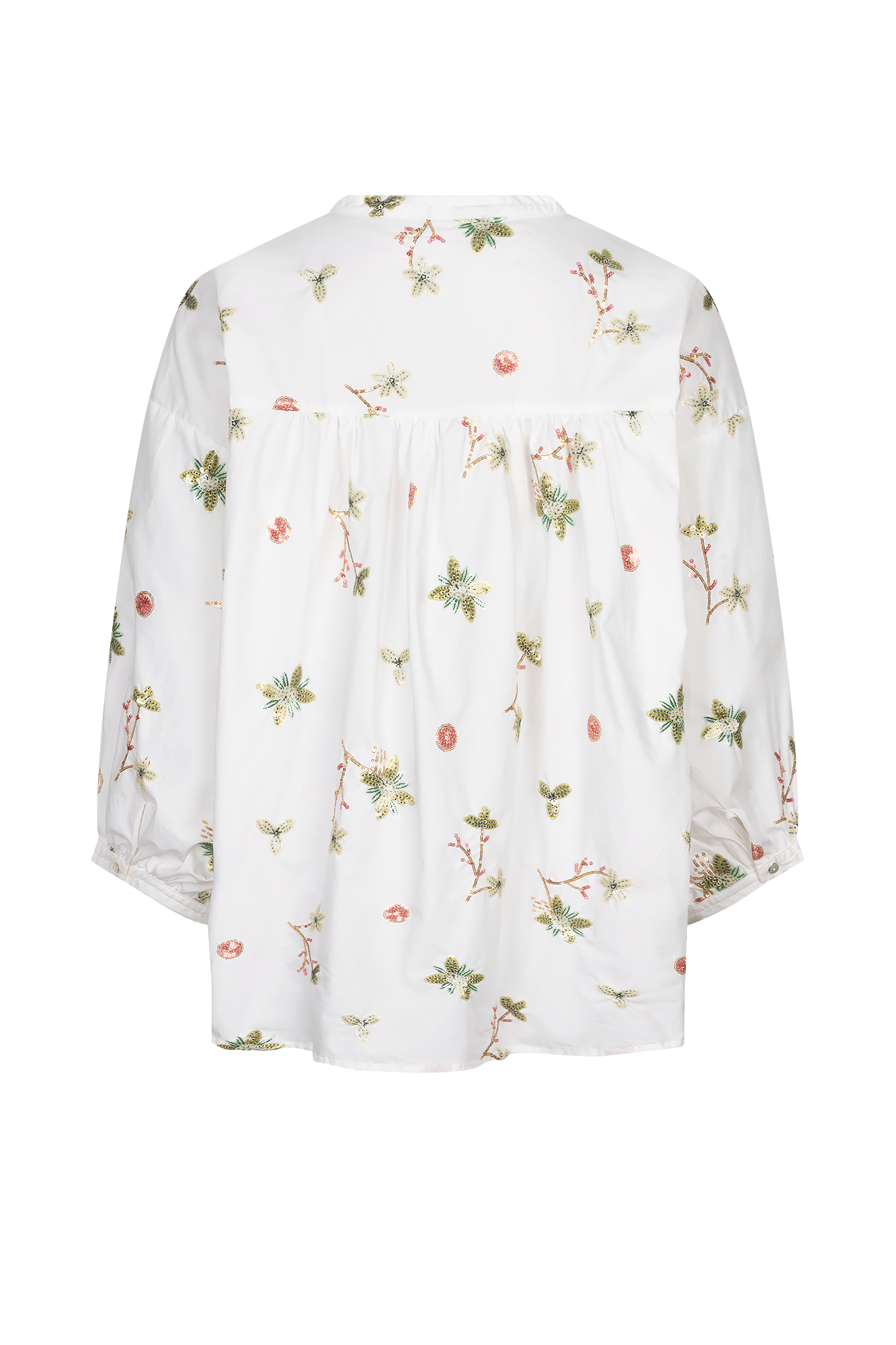 Luna Bluse Off-white Print