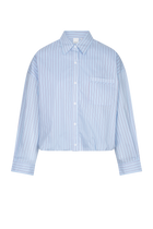 Bink Bluse Hellblau Streifen