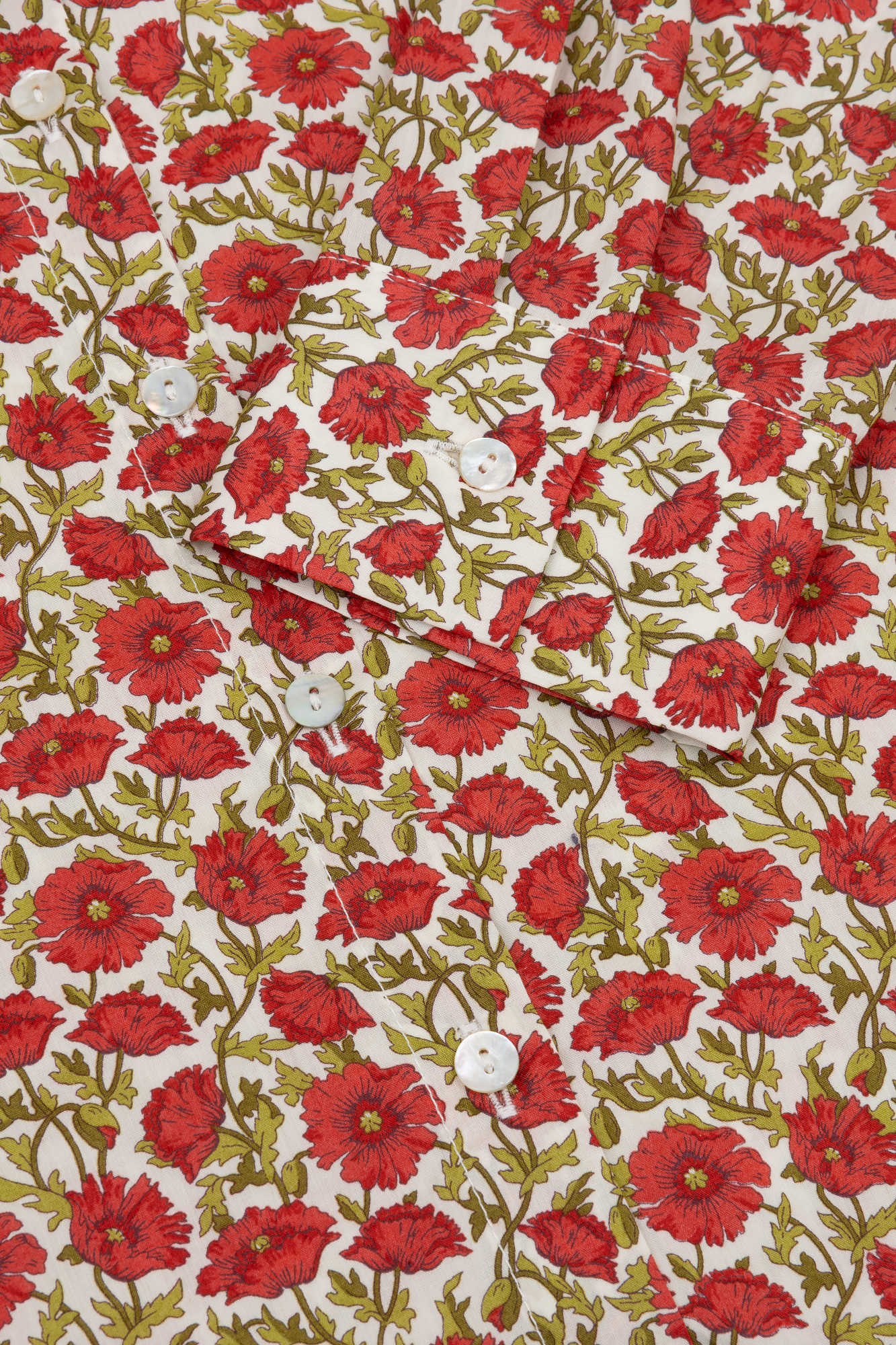 Mayla Bluse Rot Print