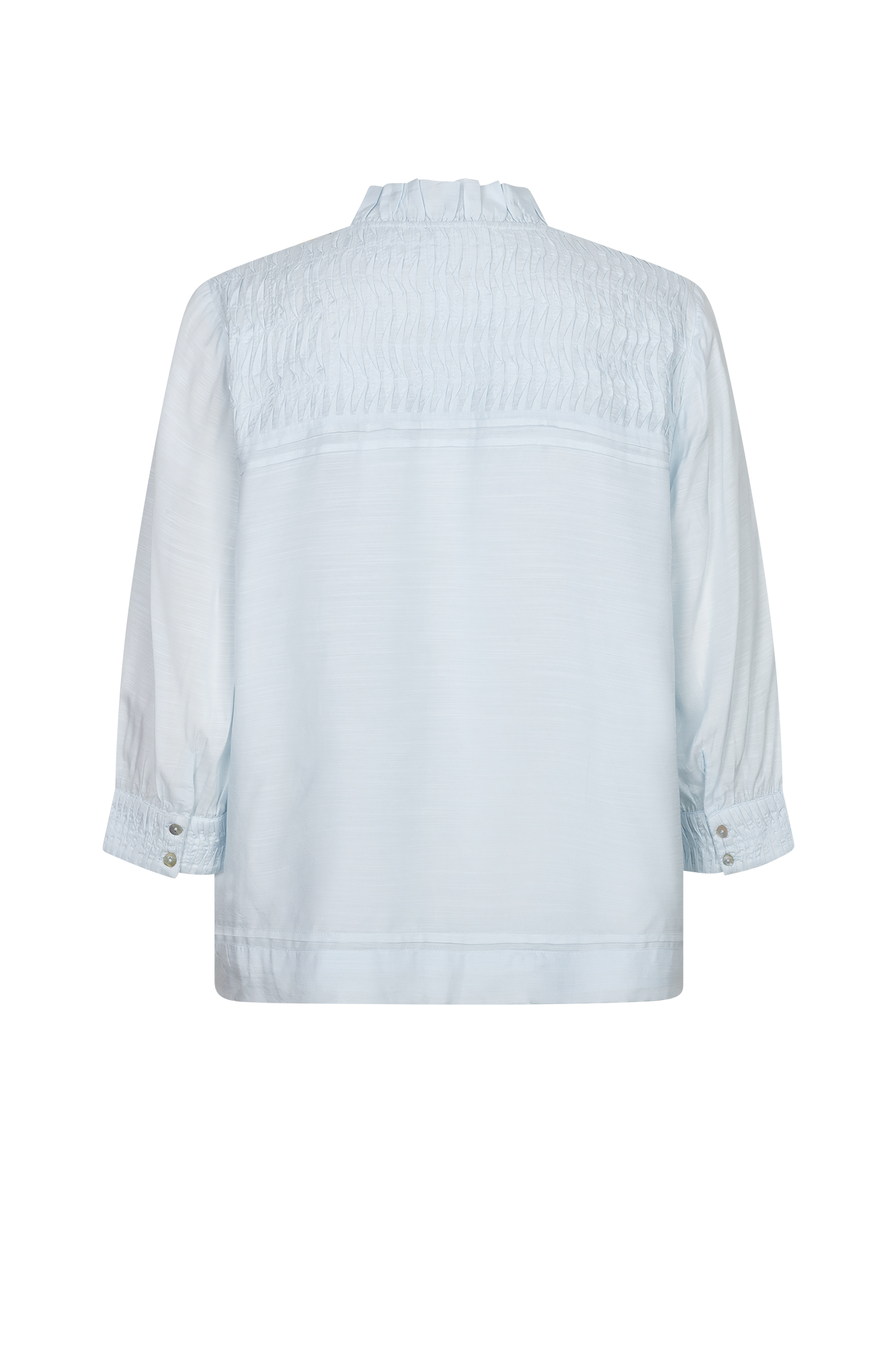 Kamelia Bluse Hellblau