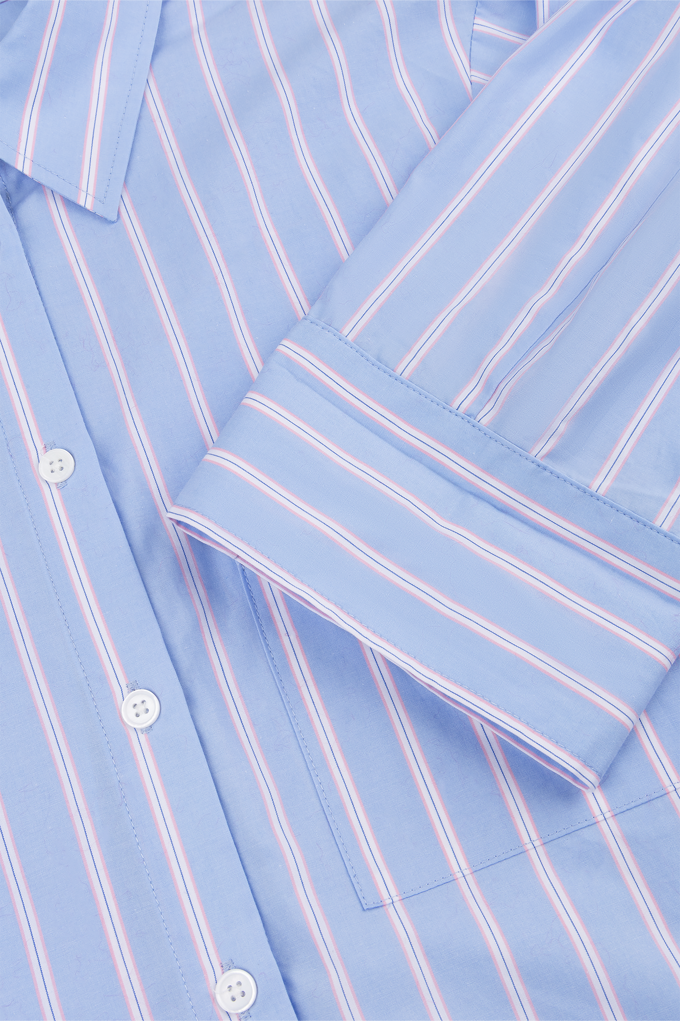 Leon Blouse Licht Blauw