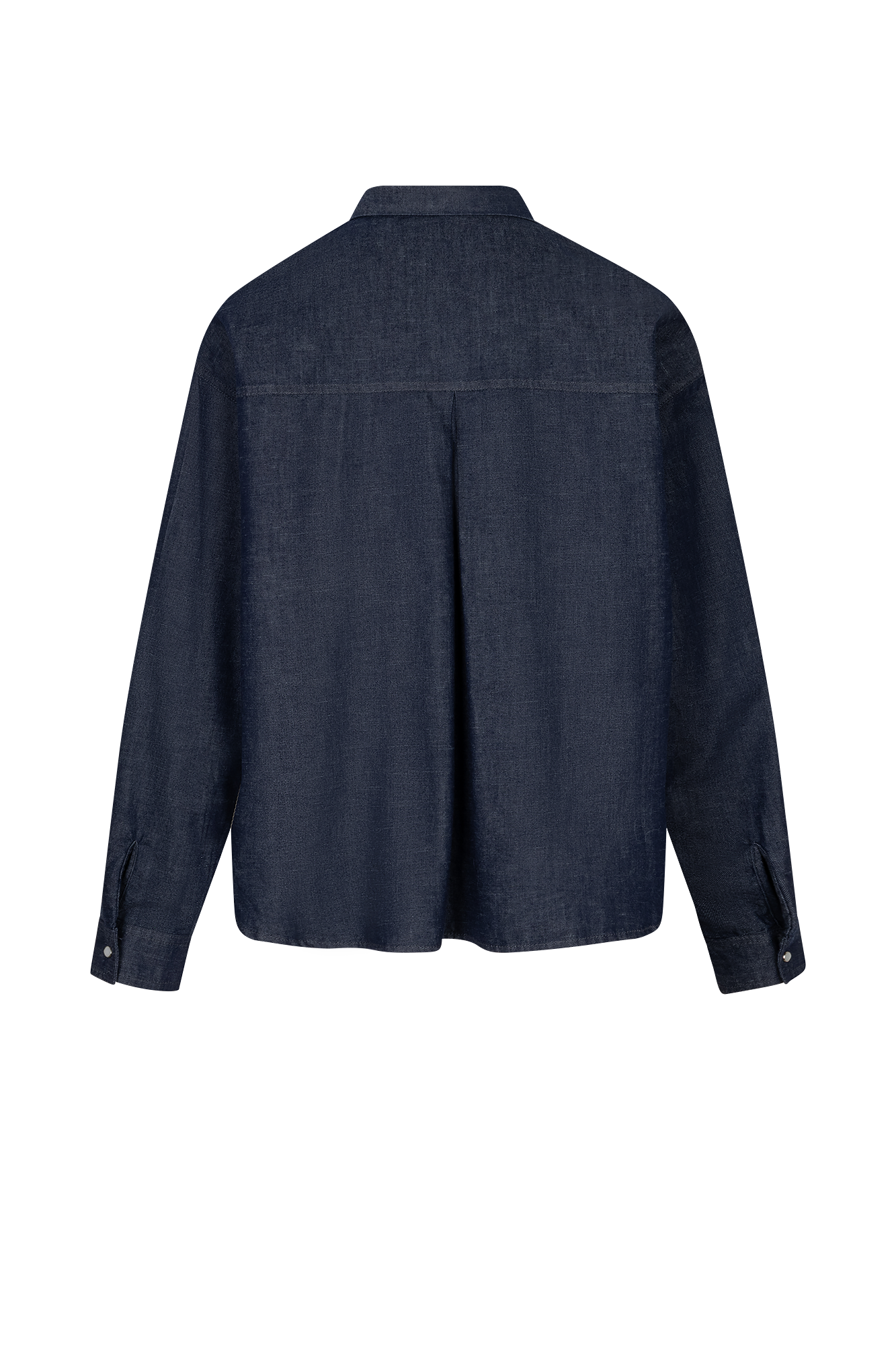 Plum Bluse Blau Wash