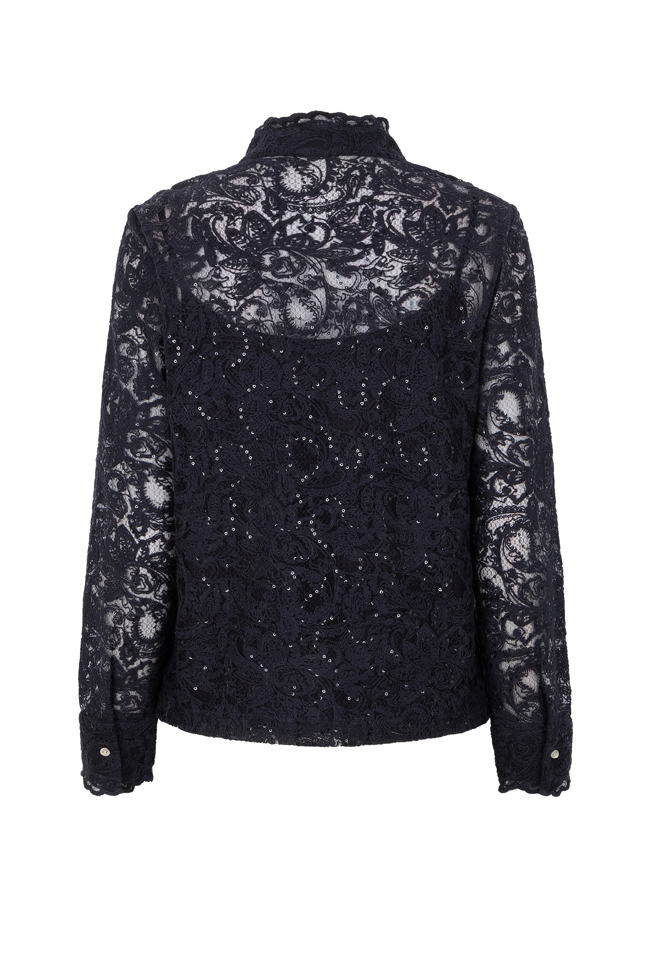 Rosina Bluse Marine-Navy