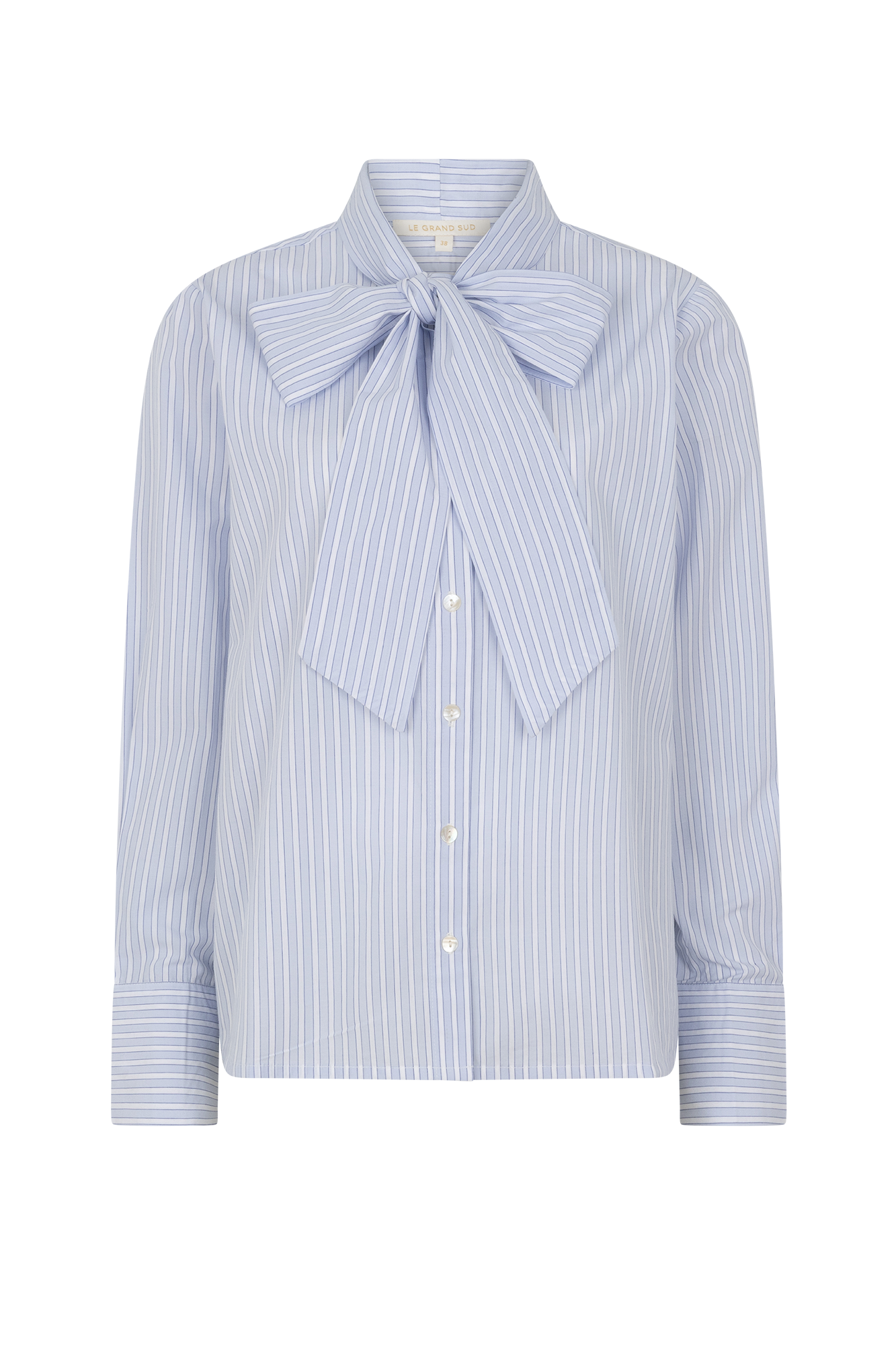 Lily Blouse Blau Streifen