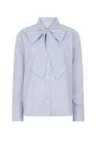 Lily Blouse Blau Streifen