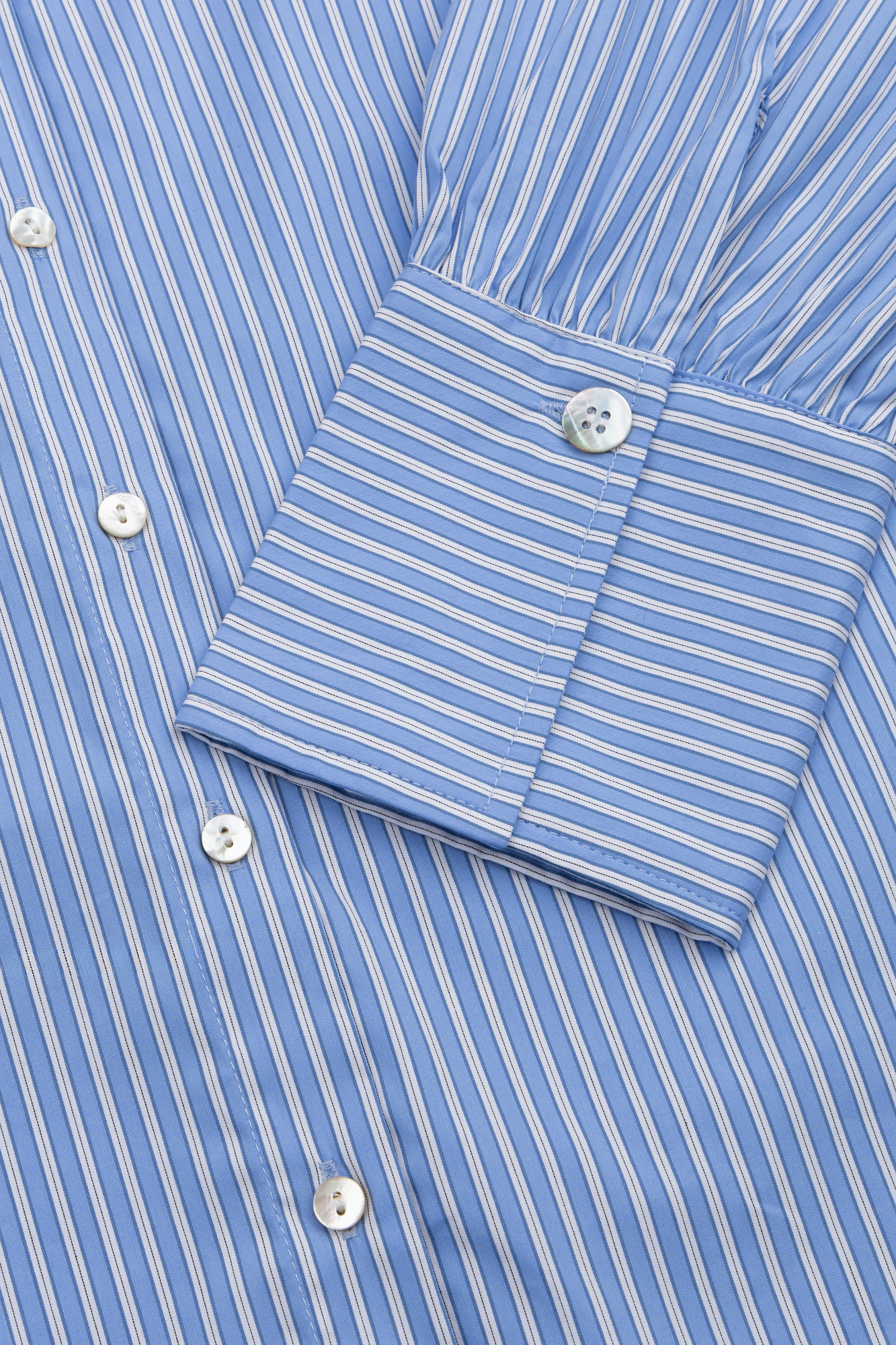 Ravy Bluse Blau Streifen