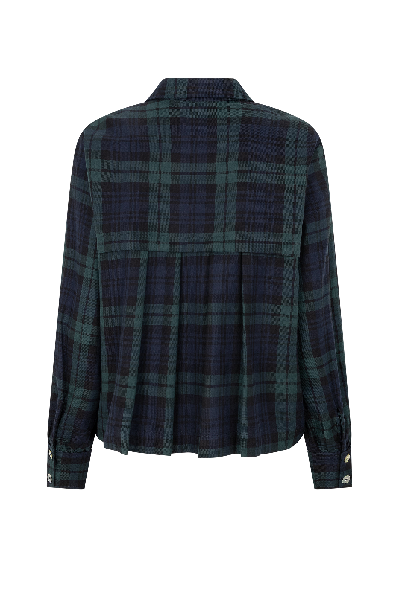 Riene Bluse Blau kariert