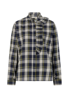 Lola Blouse Blauw Ruit