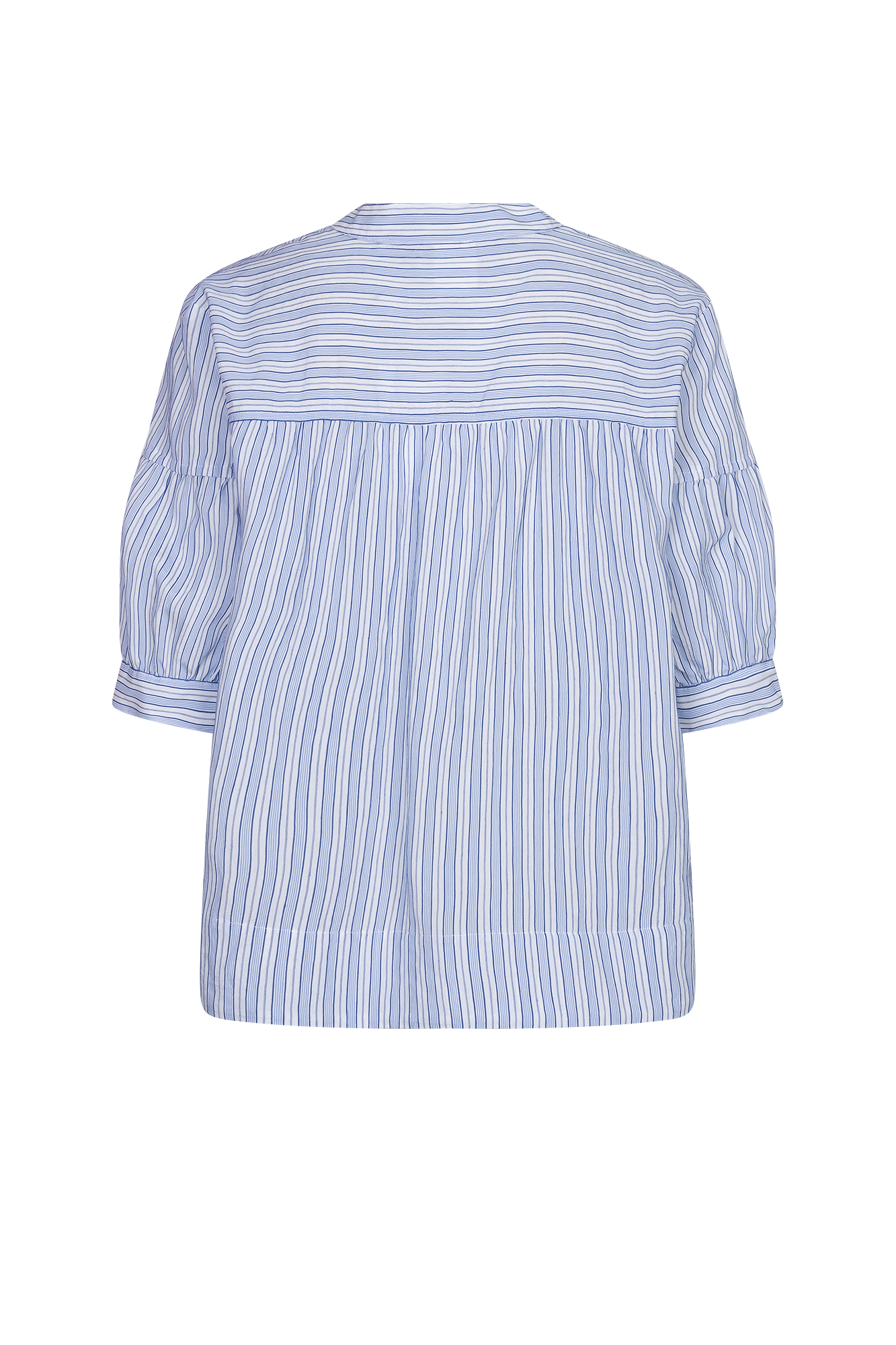 Bregje Bluse Hellblau Streifen